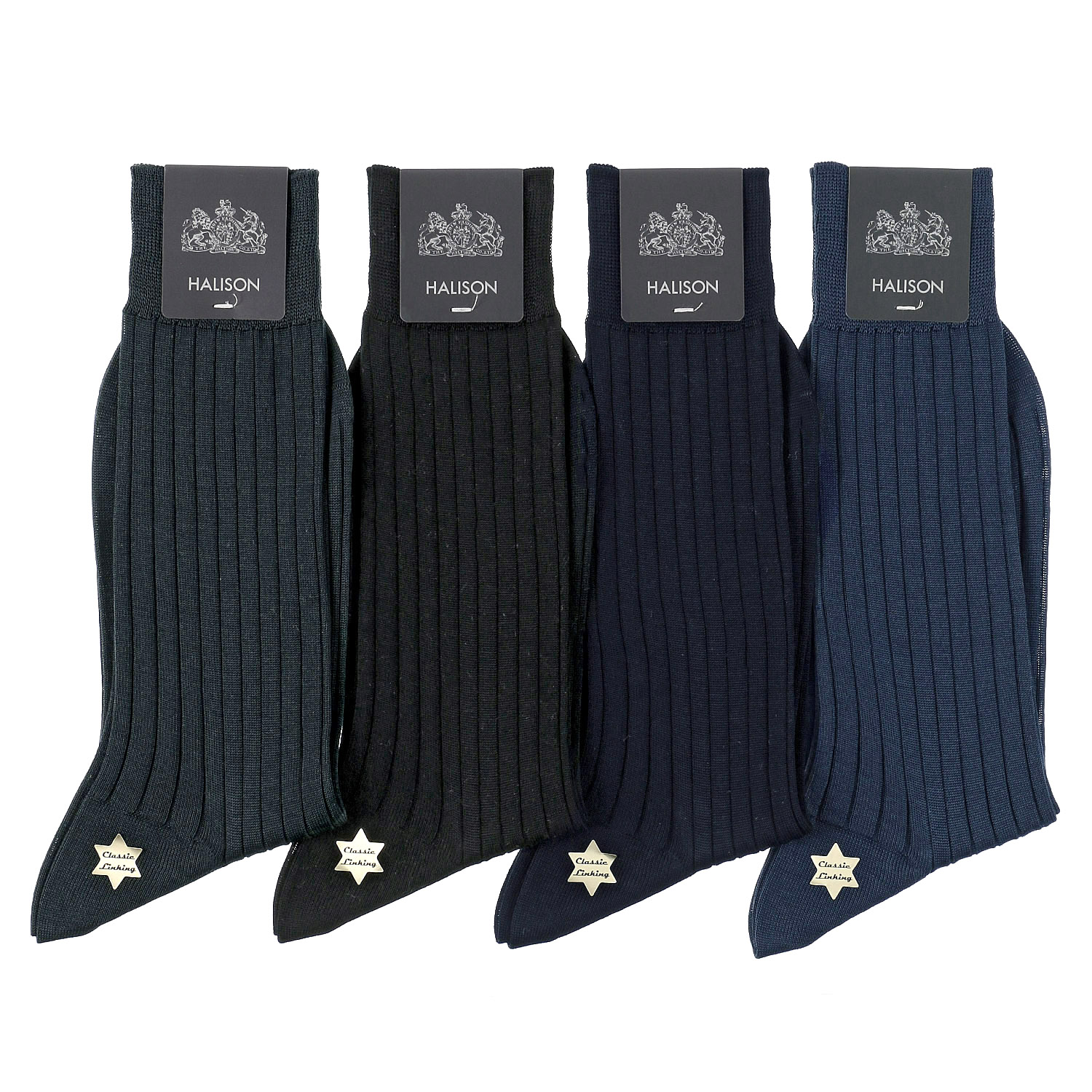 綿100％ リブソックス クラシックリンキング