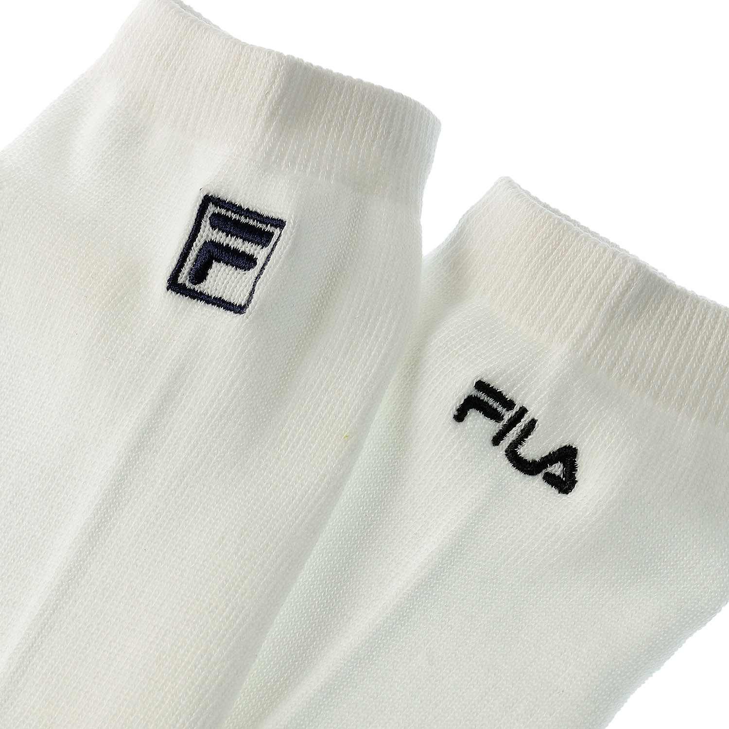 FILA 3足組スニーカー丈刺繍ソックス 紳士 - 画像3