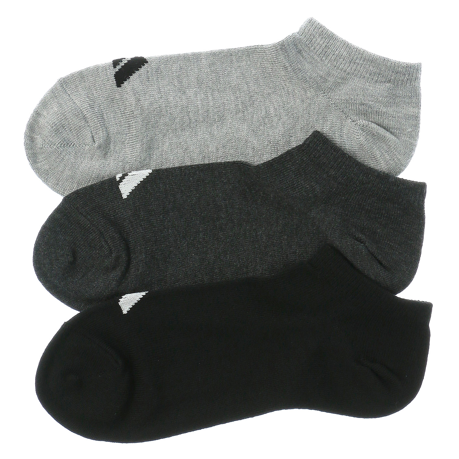 adidas 紳士 DEO 消臭スニーカー丈ソックス 3P - 画像3