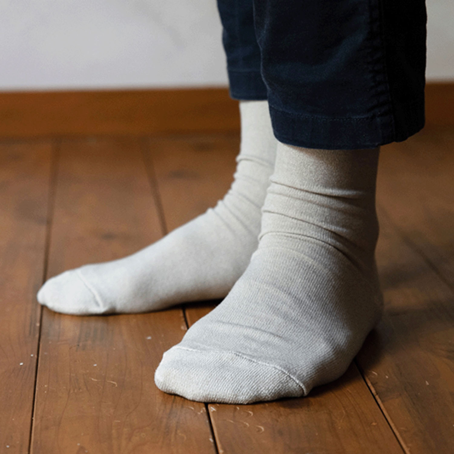 天衣無縫 いつもソックス無地 Lサイズ - 画像1
