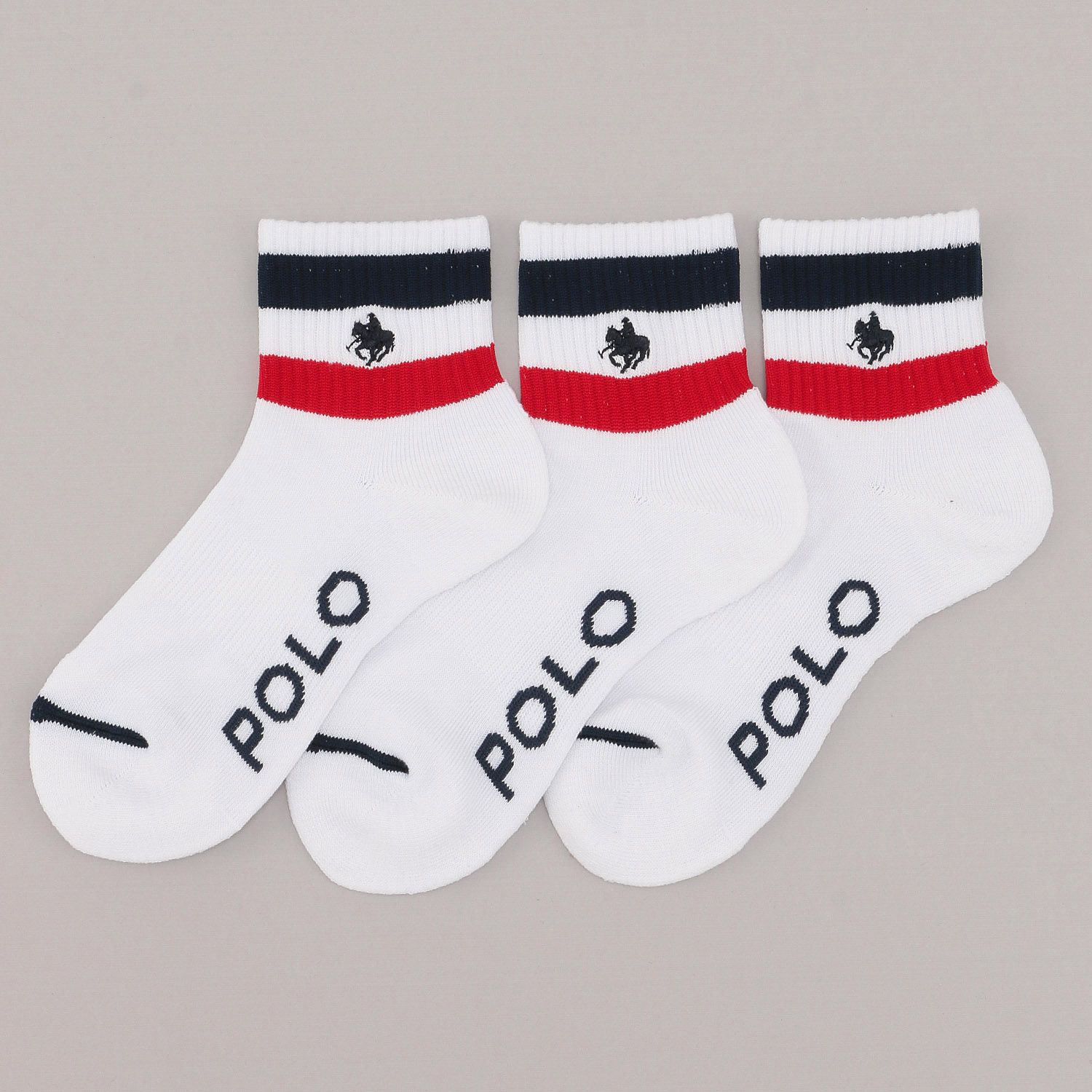 POLO（ポロ）ショート丈 3Pソックス 紳士 - 画像2