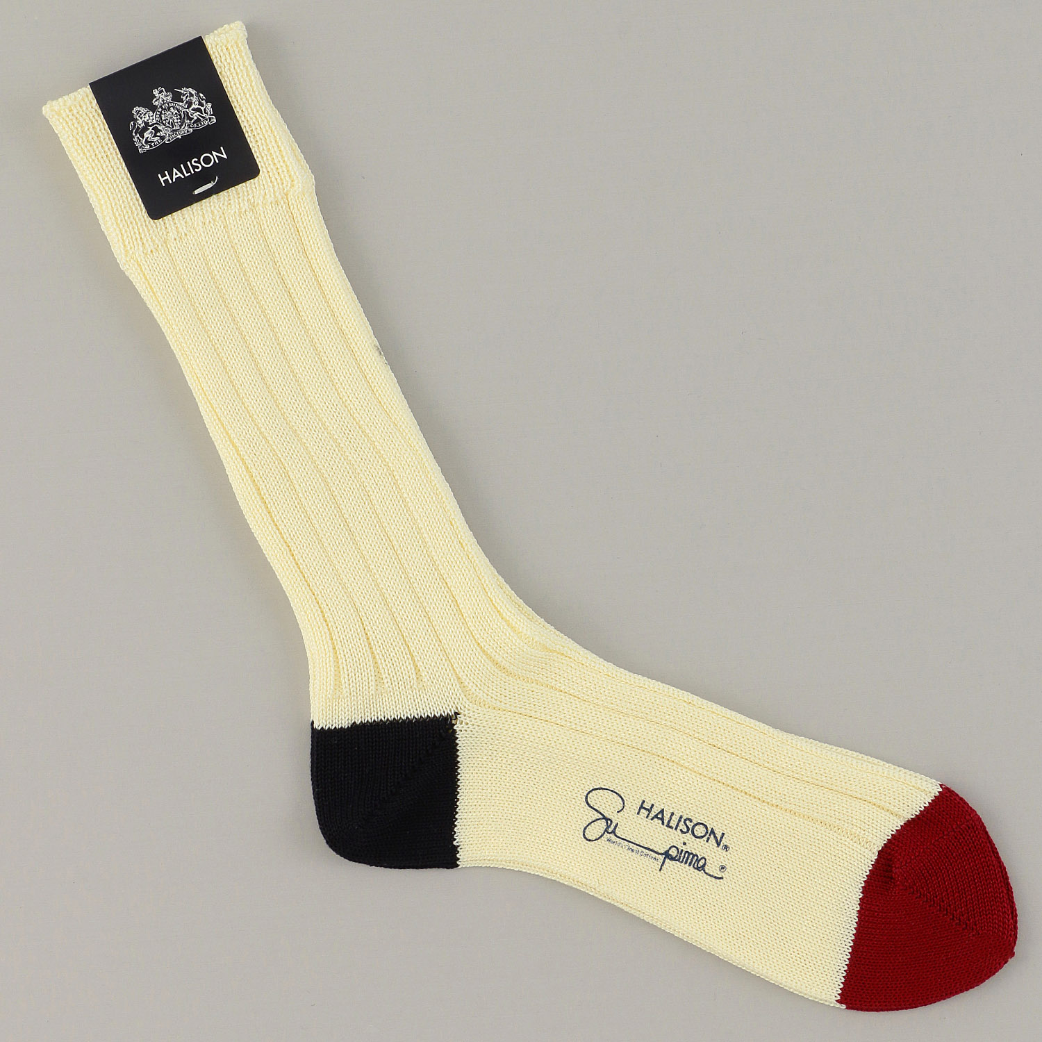 HALISON スーピマ ヒール＆トウ ソックス - 画像3