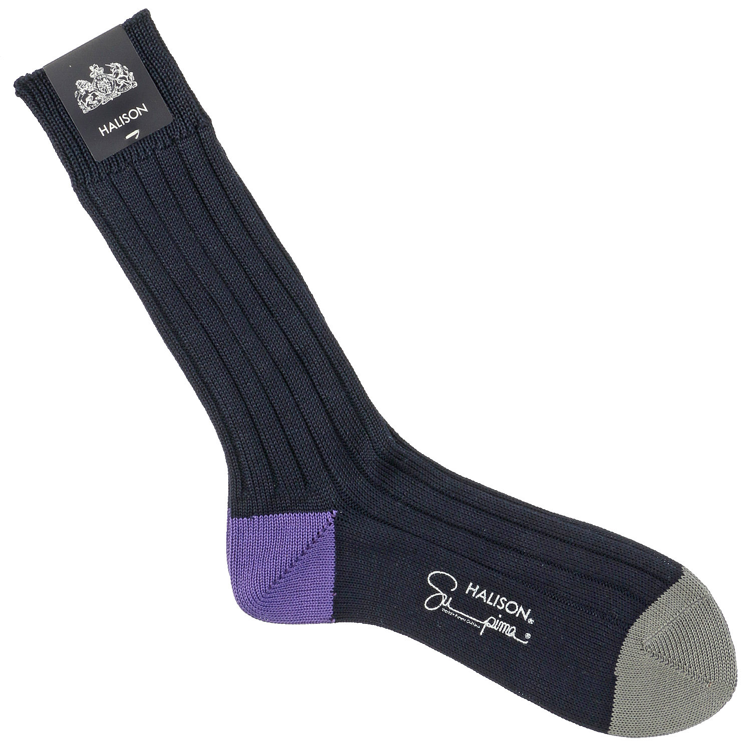 HALISON スーピマ ヒール＆トウ ソックス - 画像5