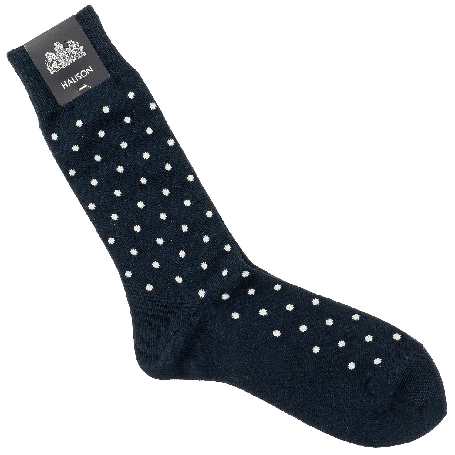 HALISON 綿麻 ポルカドット ソックス - 画像5