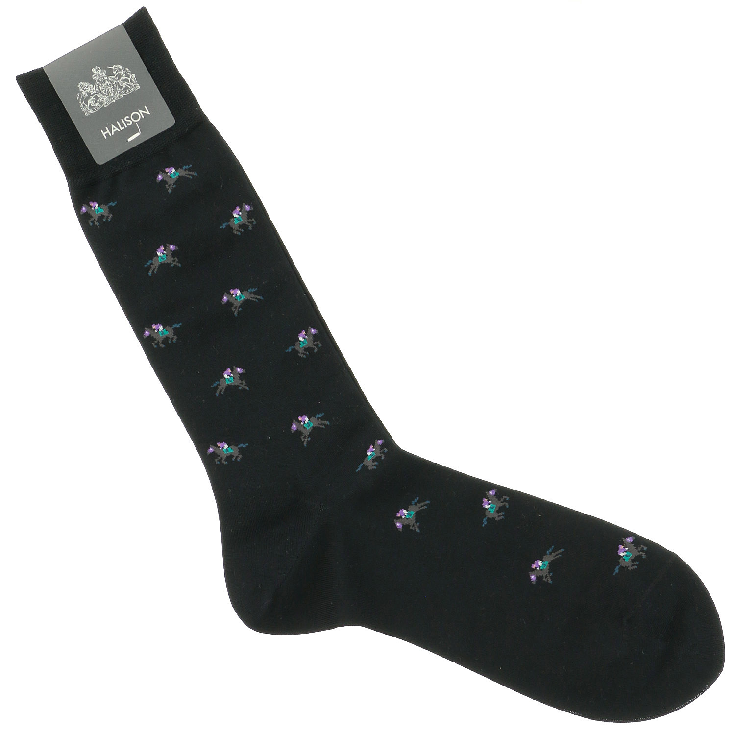 HALISON エジプト綿 競馬柄 ソックス - 画像3