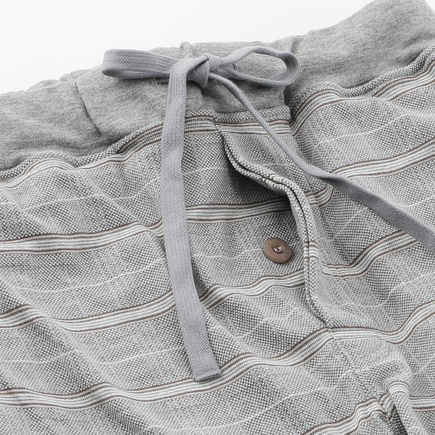 GoldenBear 鹿の子ニット単品パンツ ボーダー柄 - 画像2