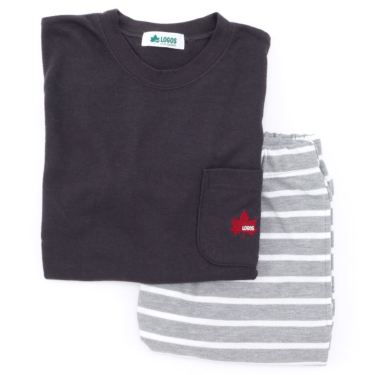 LOGOS 紳士 スフレジャカードTC天竺ポケットTスーツ - 画像7