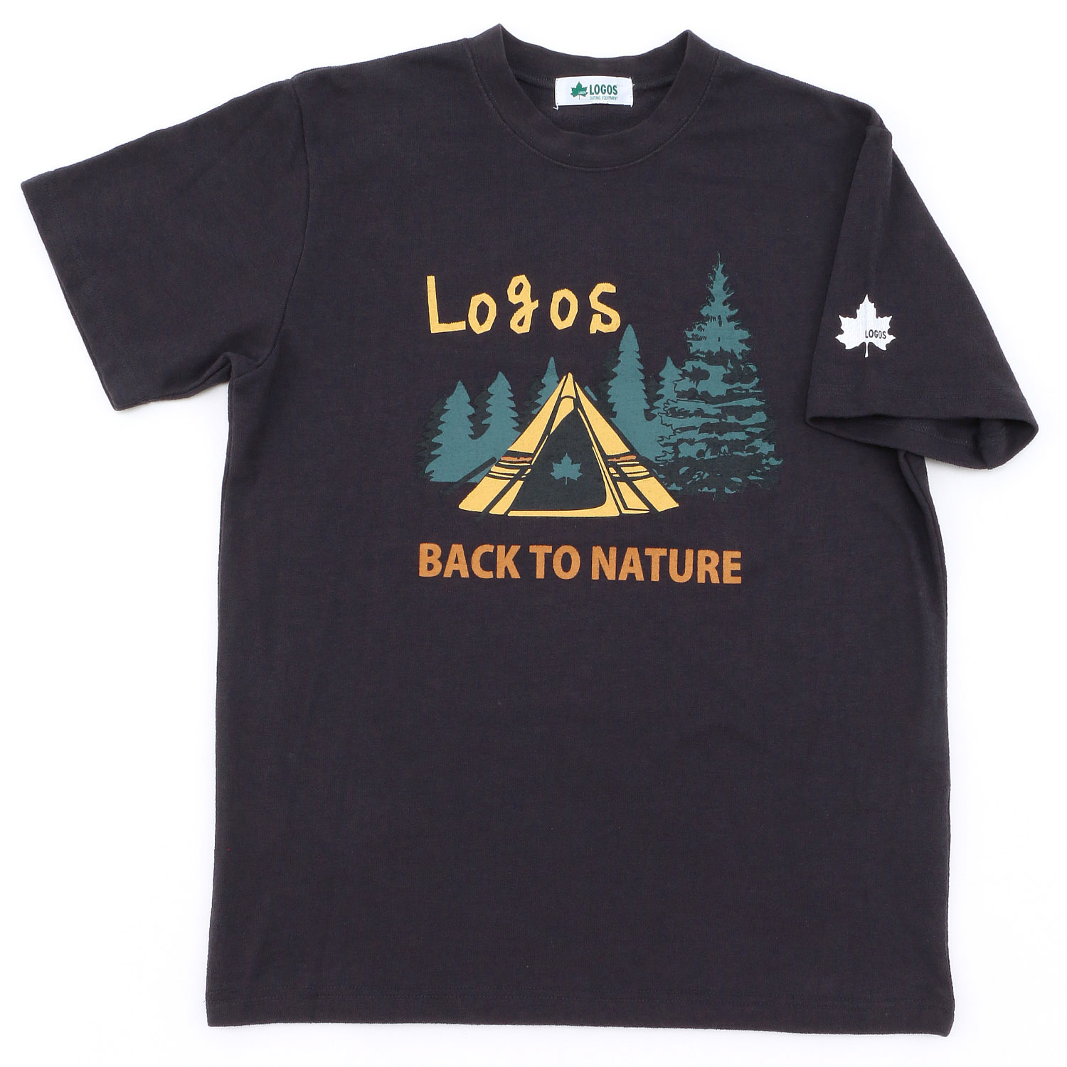 LOGOS 紳士スフレジャガードTC天竺テント柄Tシャツ - 画像5