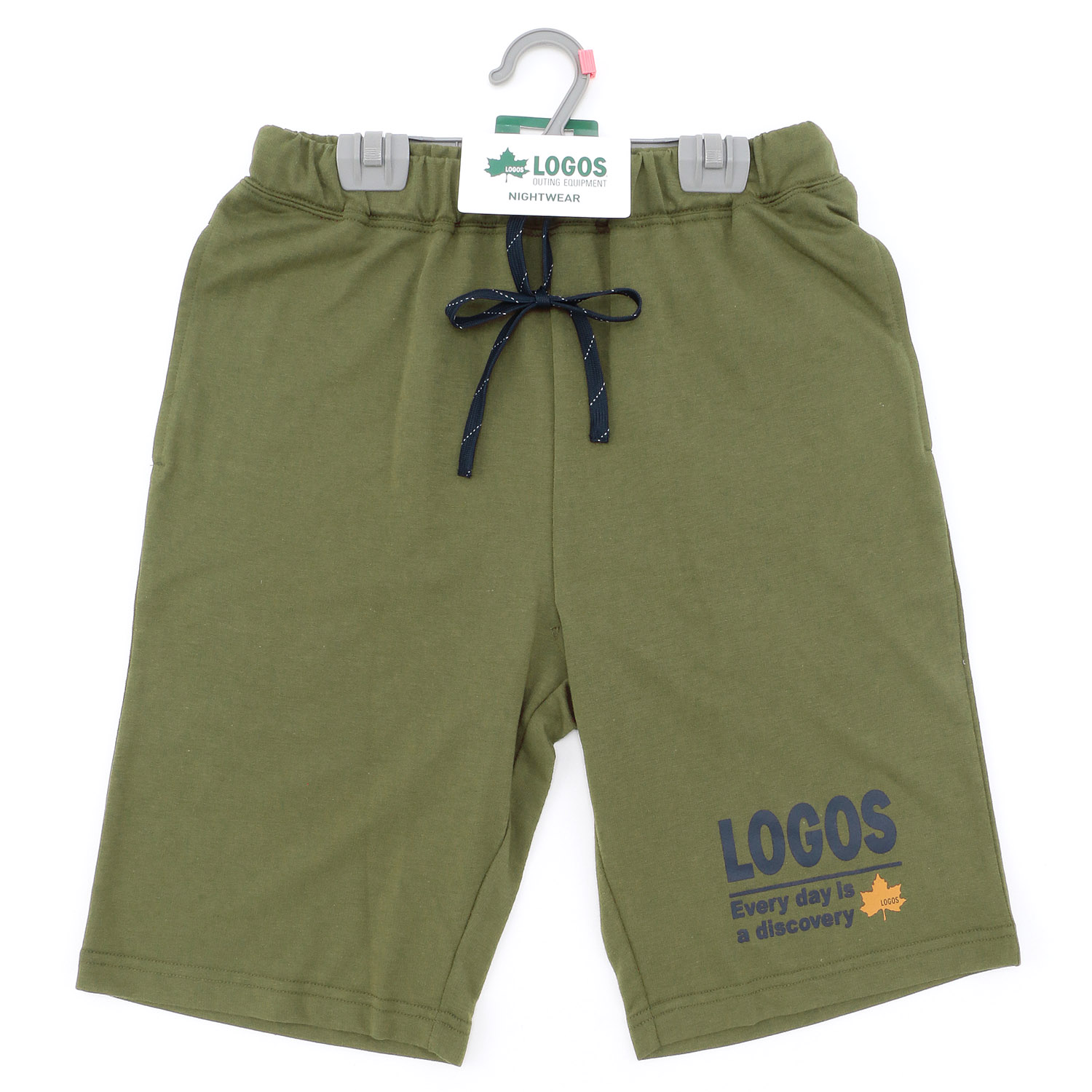 LOGOS 紳士ミニ裏毛無地ハーフパンツ - 画像4