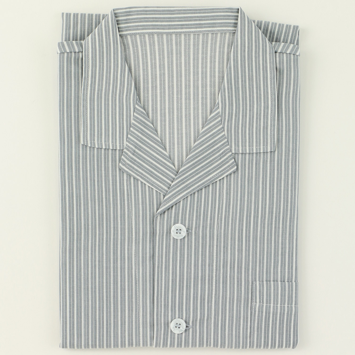 GUNZE 紳士 アセドロン半袖5分丈パンツパジャマ - 画像2