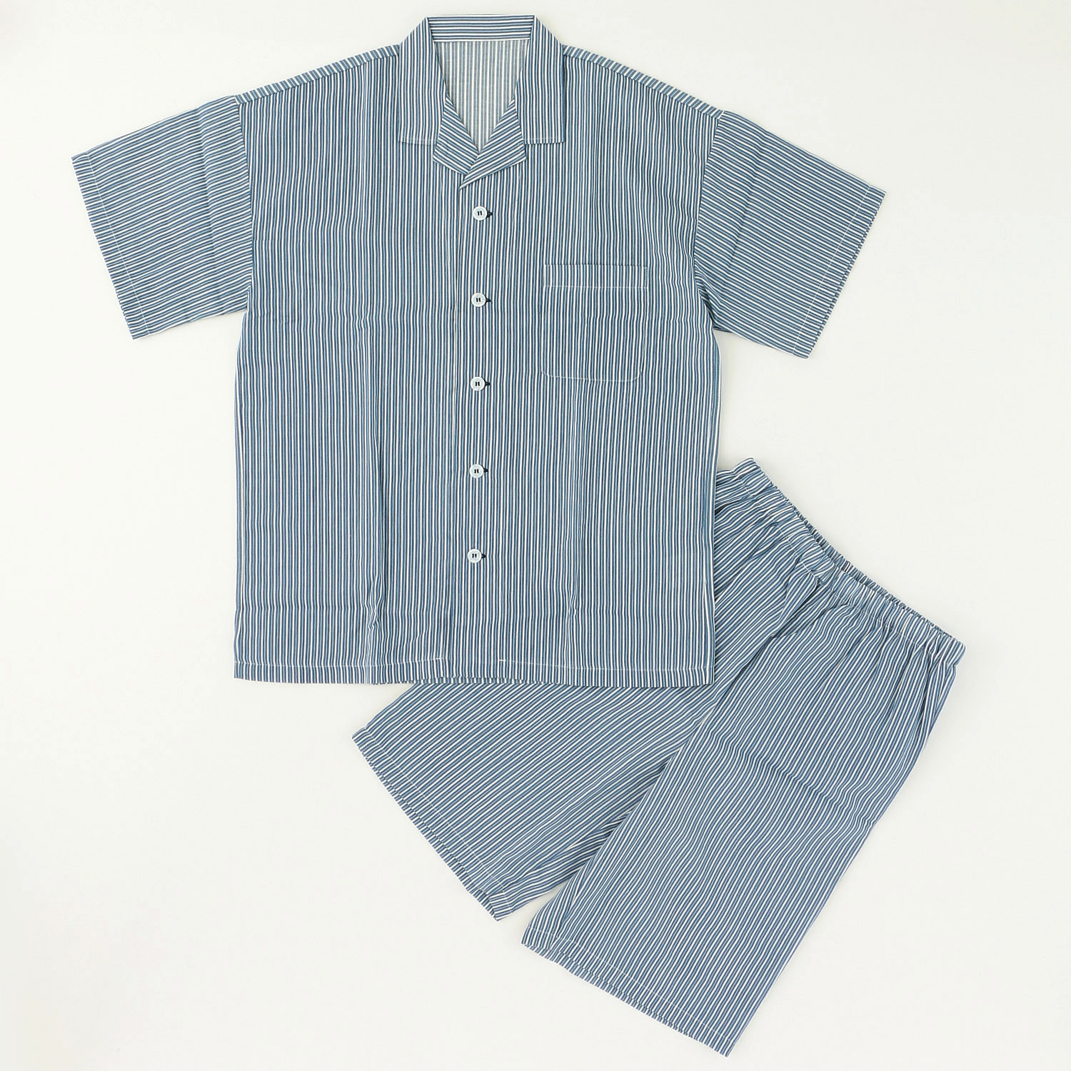 GUNZE 紳士 アセドロン半袖5分丈パンツパジャマ - 画像4