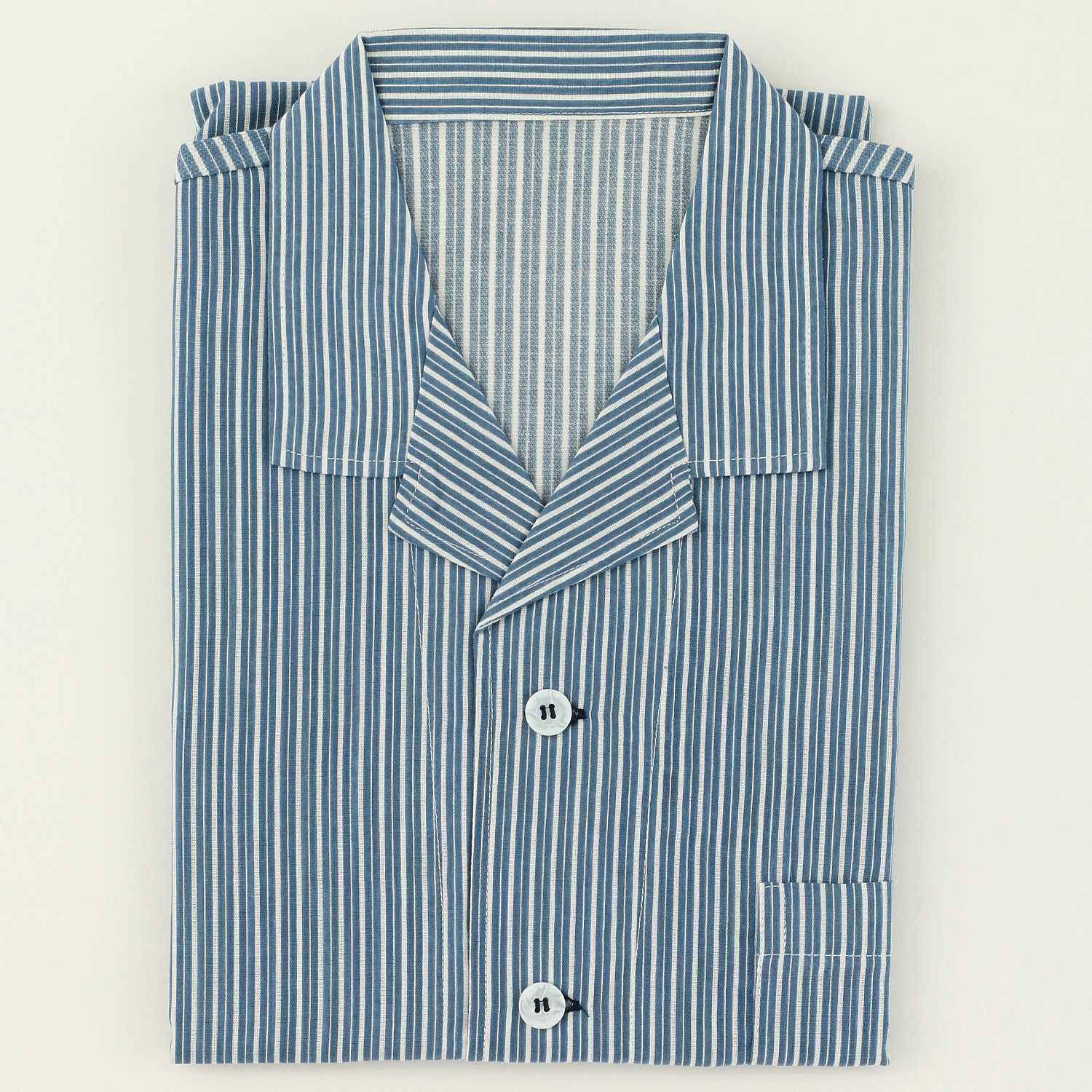 GUNZE 紳士 アセドロン半袖5分丈パンツパジャマ - 画像5