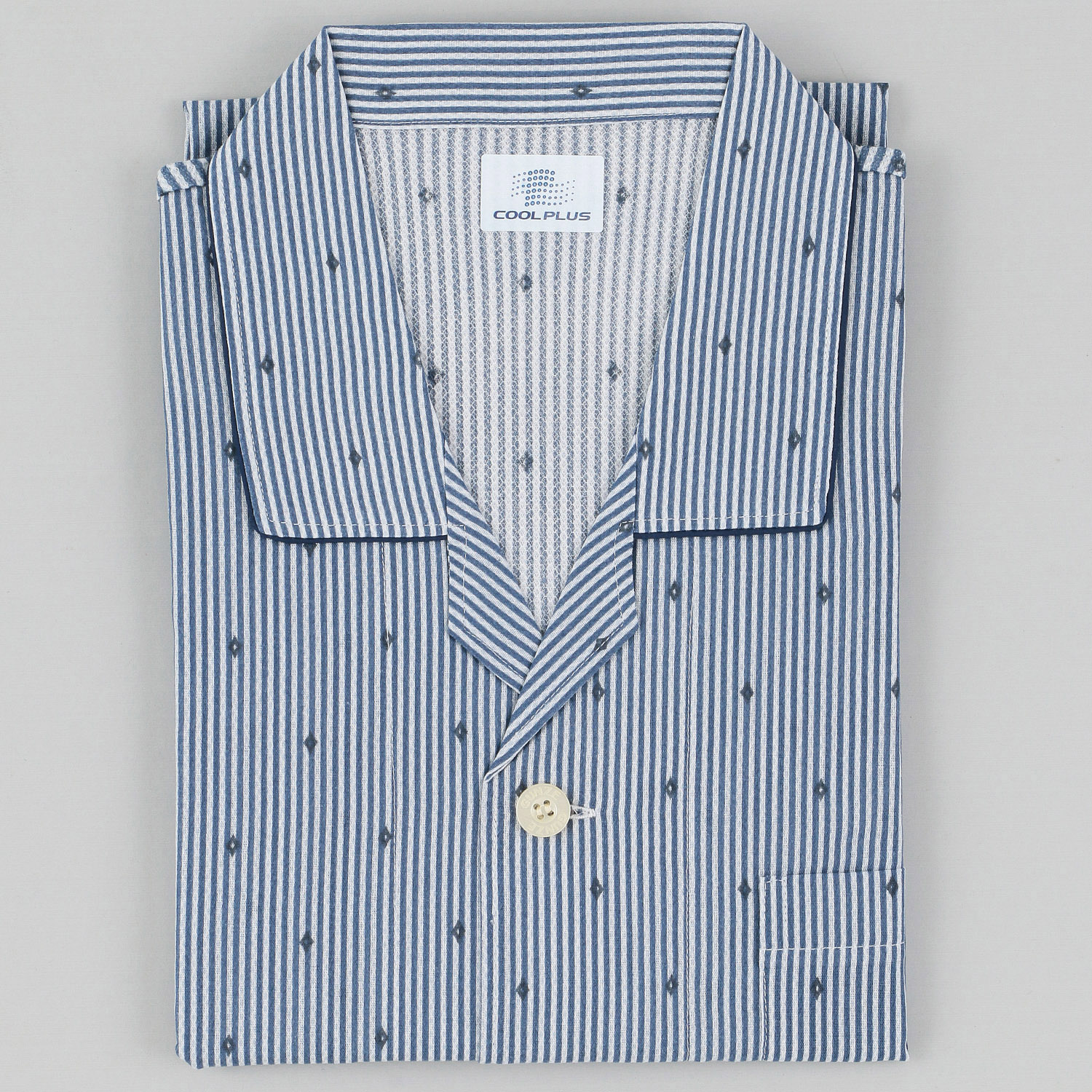 GUNZE COOL PLUS 背中メッシュ 長袖長パンツパジャマ - 画像4