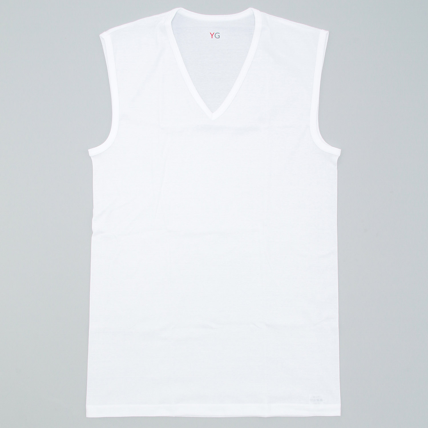 GUNZE YG NextRA＋ Vネックスリーブレスシャツ（フライス）