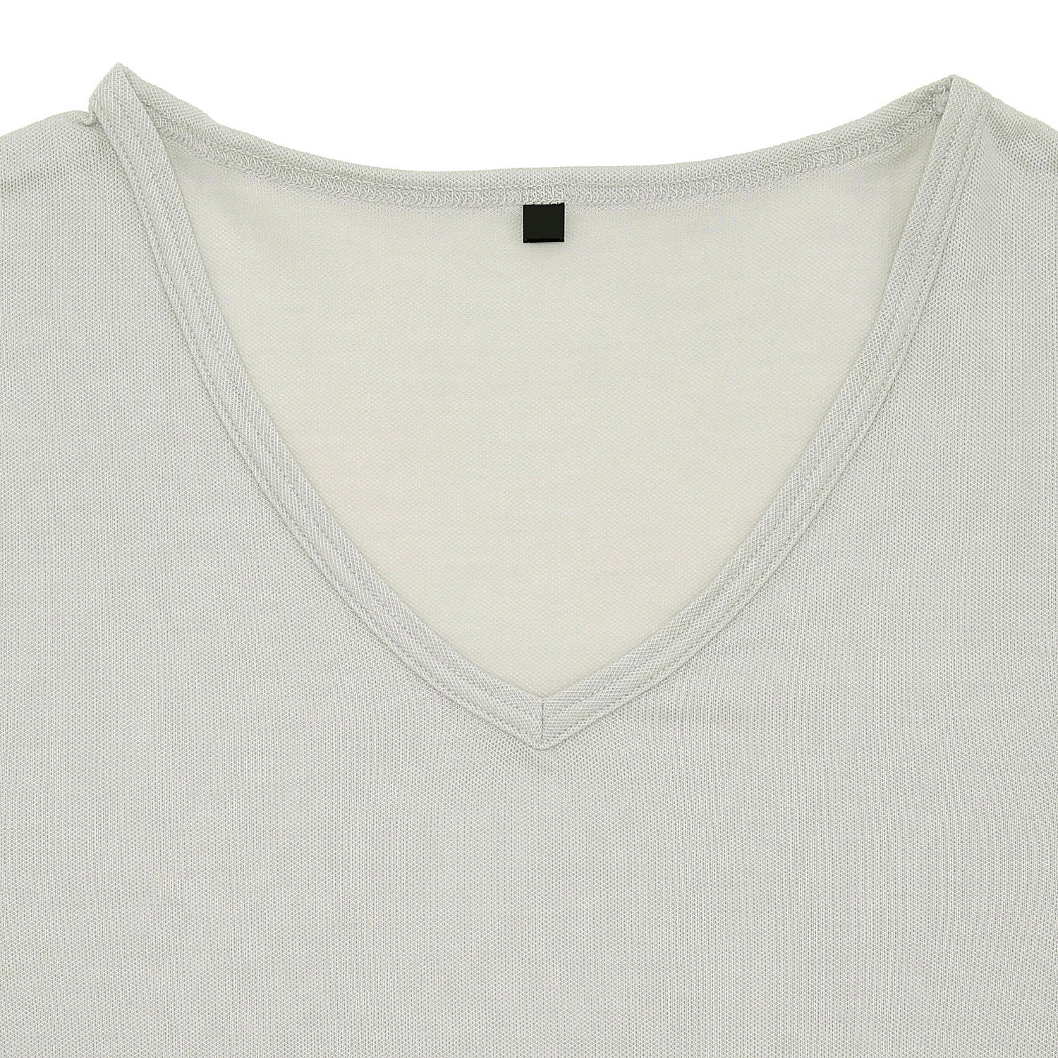 EDWIN デニスラ2分袖VネックTシャツ - 画像4