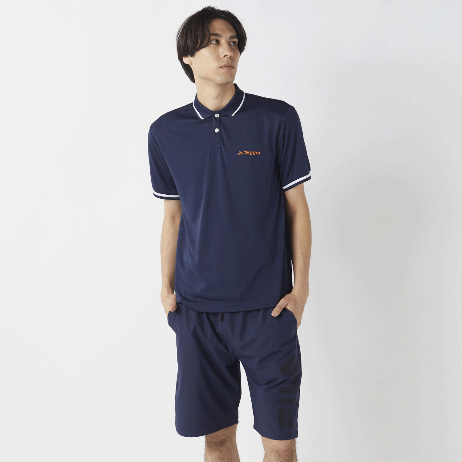 kappa（カッパ） メンズ半袖ポロシャツ - 画像1