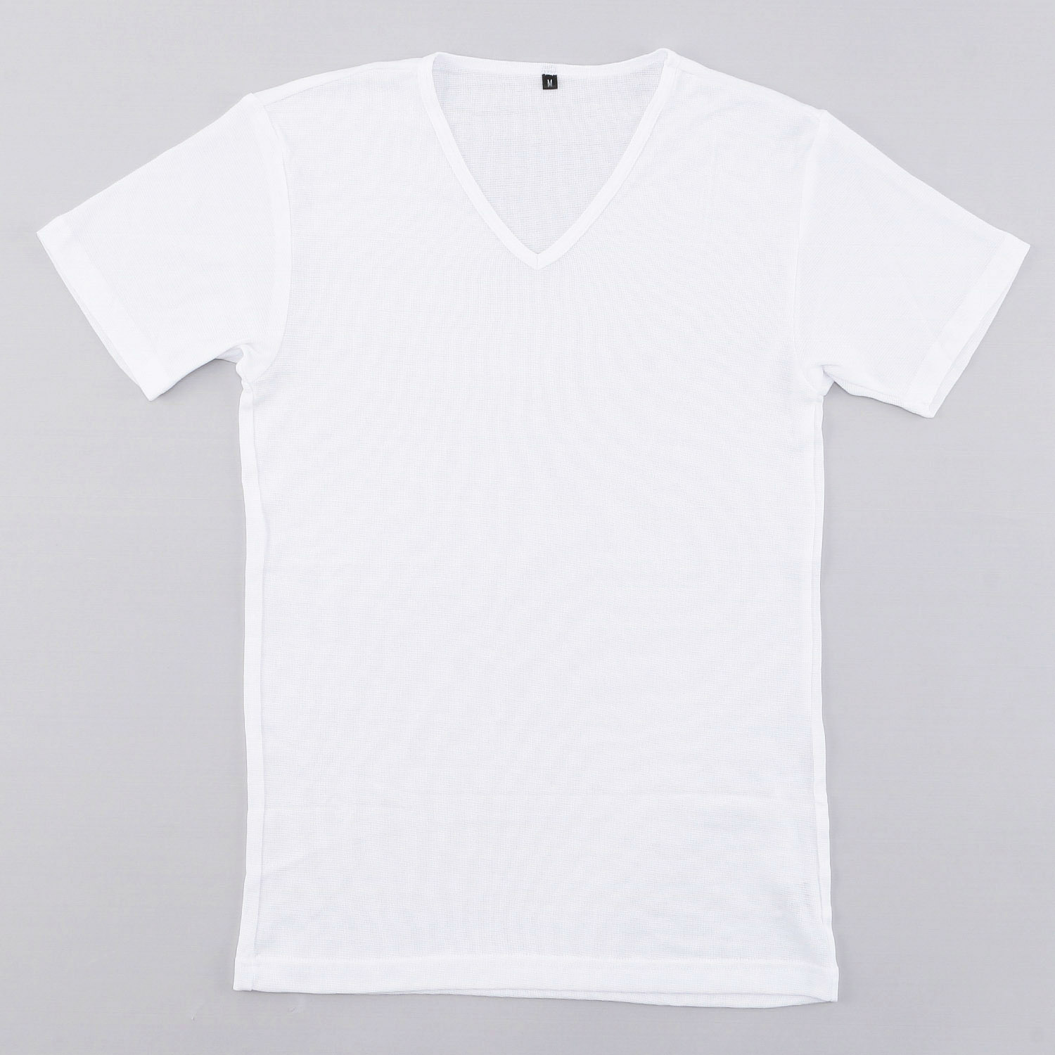 SeasonSwitch 半袖Vネックインナー メンズ - 画像1