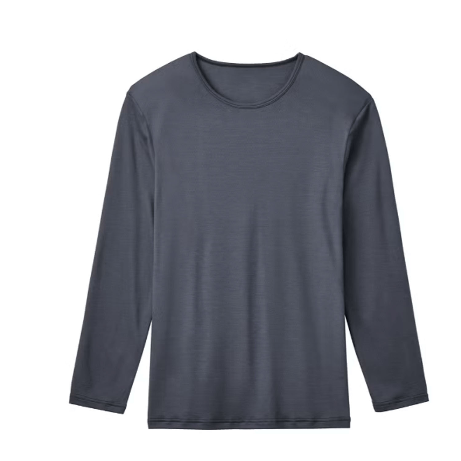 GUNZE メンズ ファイヤーアセドロン クルーネック長袖