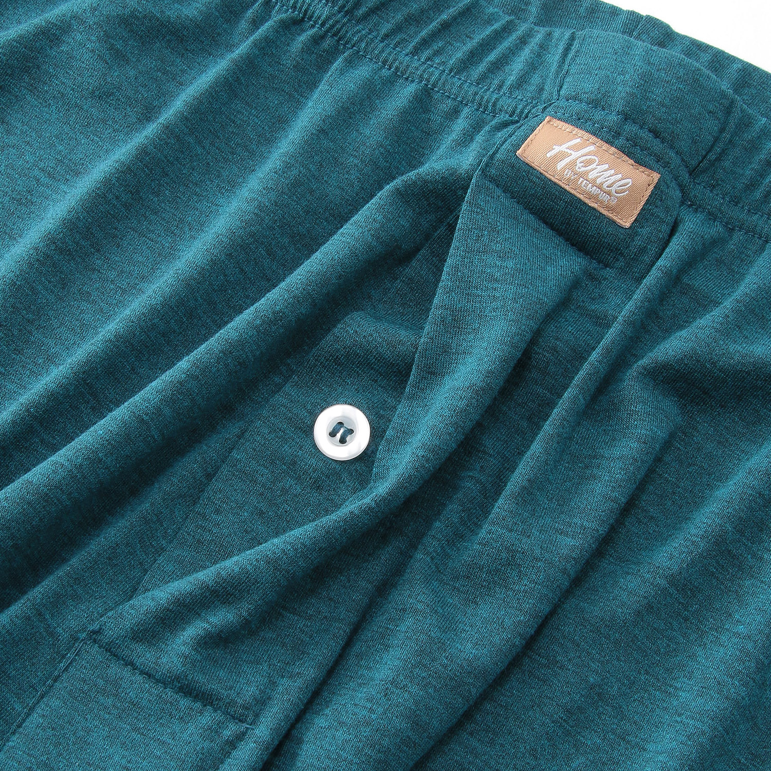 HOME BY TEMPUR 紳士 前開きニットステテコ ベア天竺 - 画像4