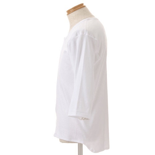 キャロン 紳士前開き7分袖シャツ - 画像2