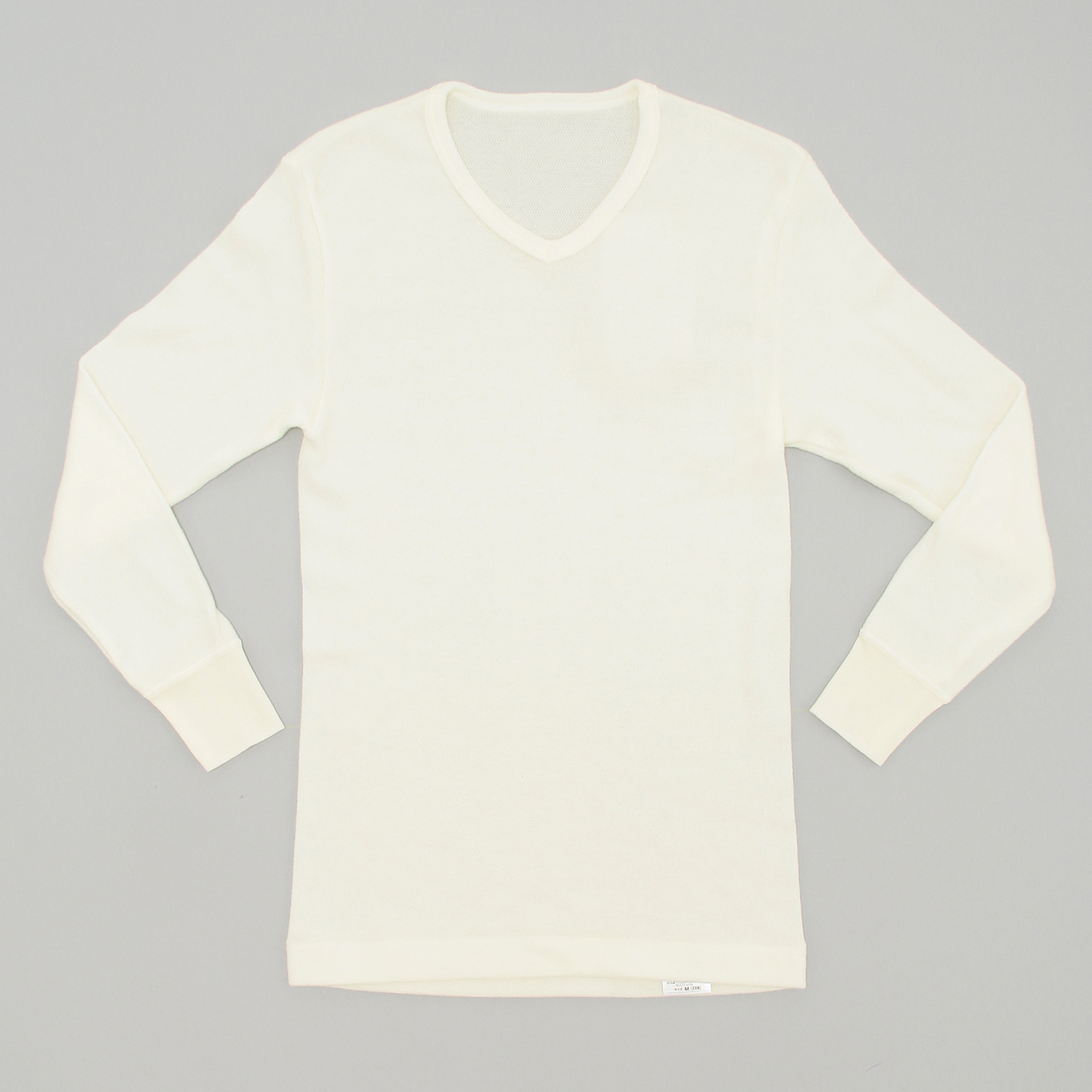 暖かさね 長袖V首シャツ - 画像5