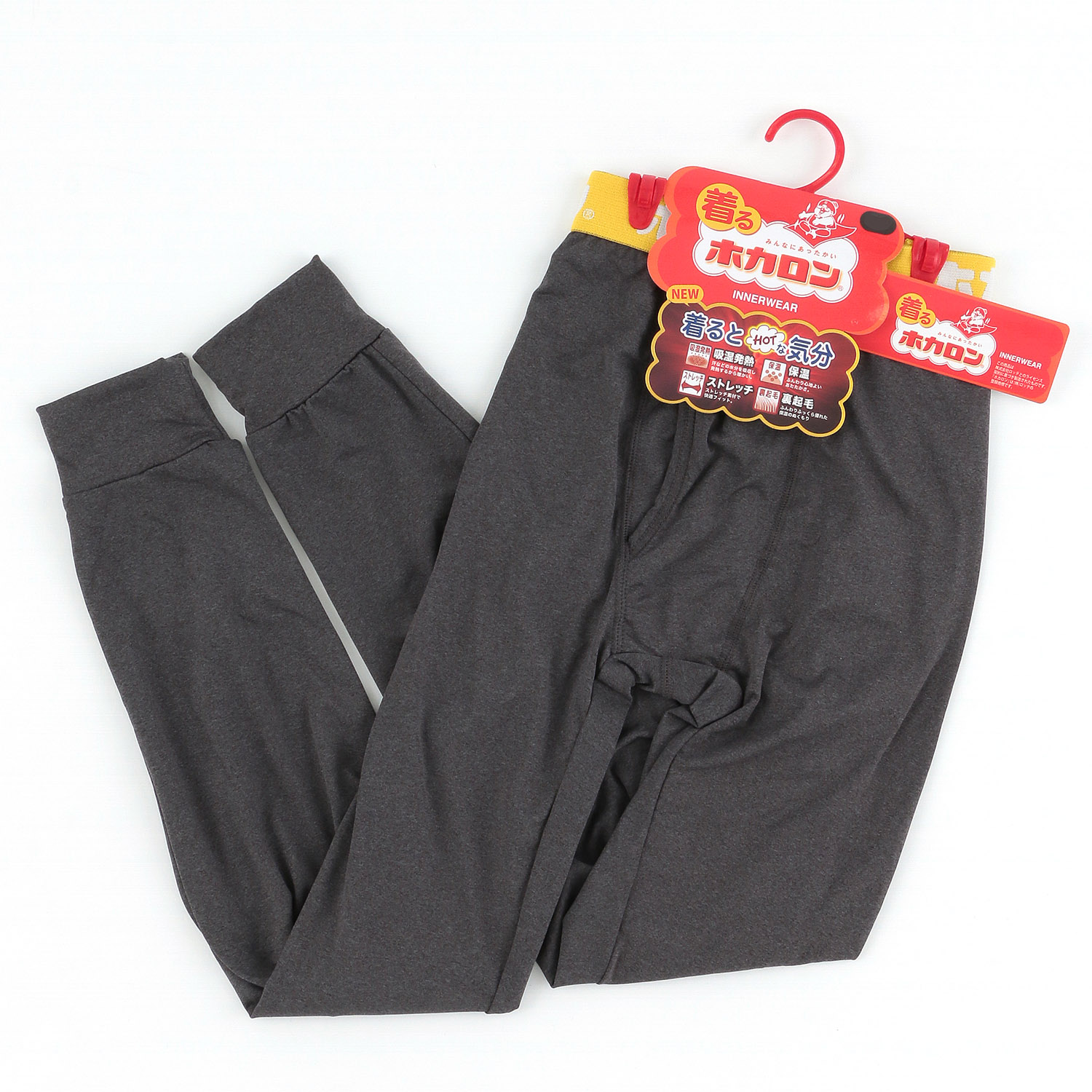 ホカロン メンズ ベア天竺タイツ 発熱加工 - 画像4