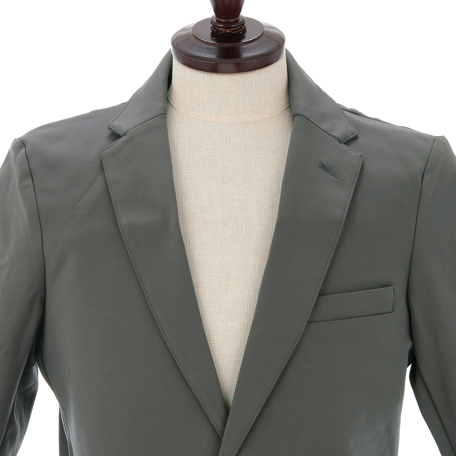 BODY WILD スマートダブルニット テーラードジャケット - 画像3