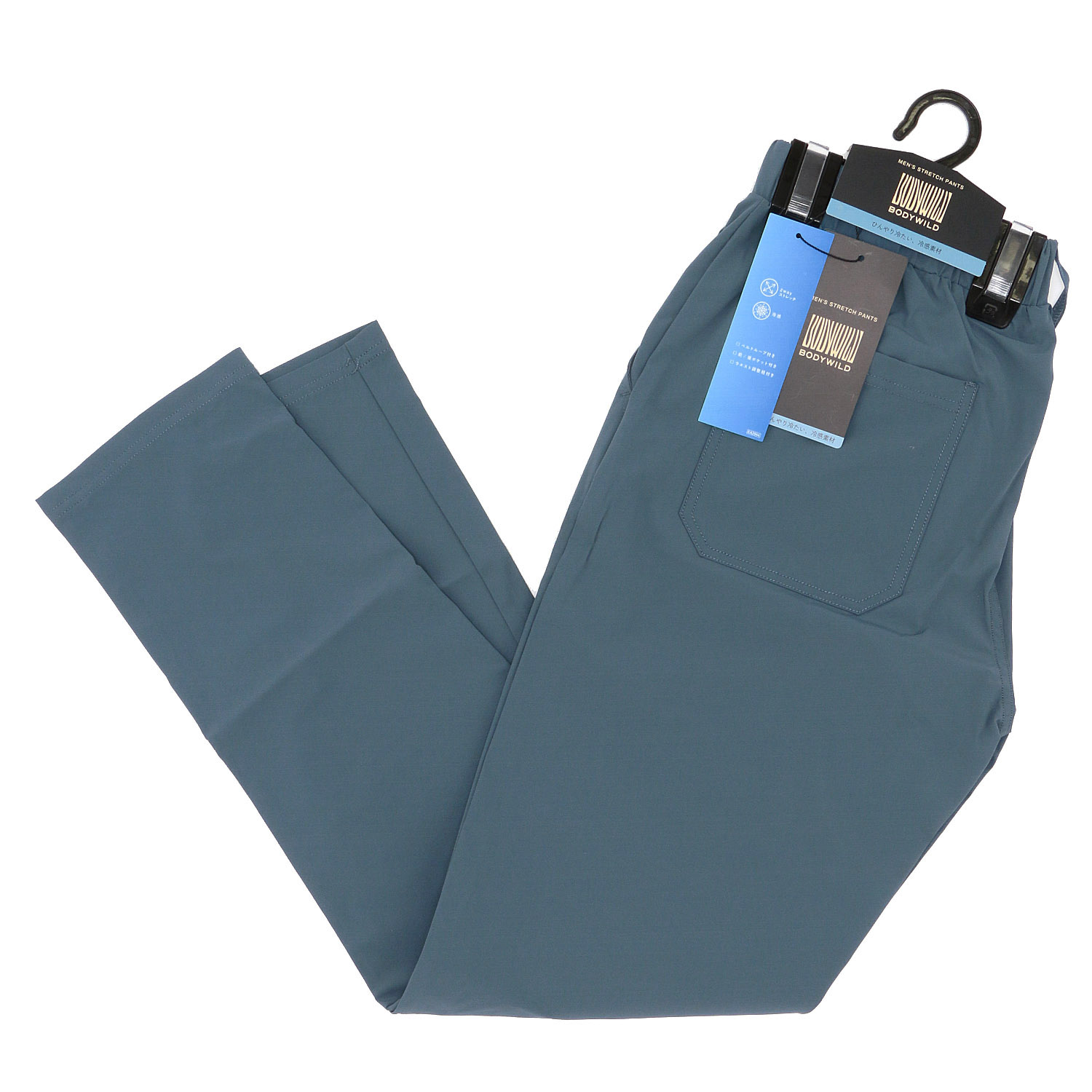 BODYWILD 冷感ナイロンストレッチパンツ - 画像4