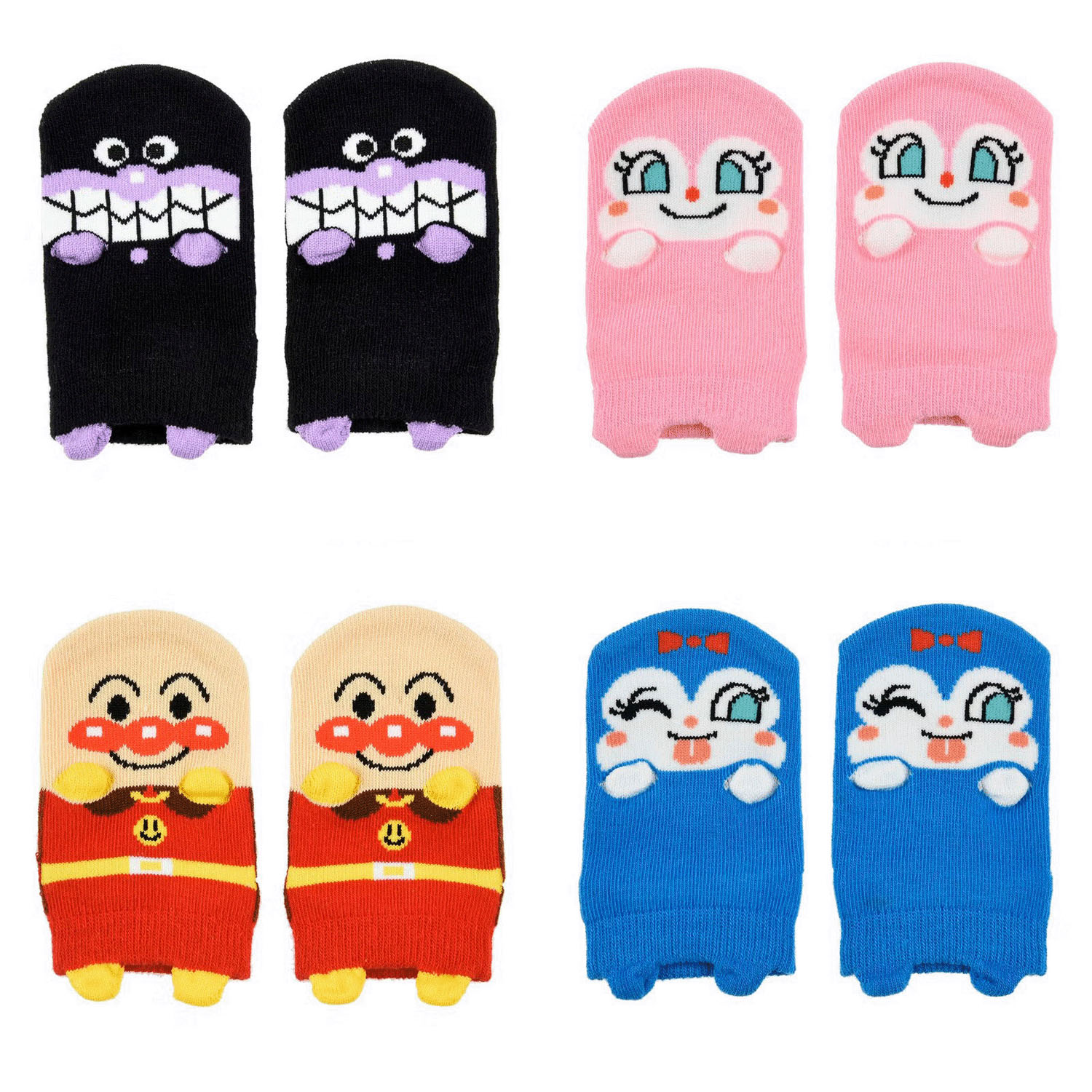 アンパンマン パペットフロントスニーカーソックス