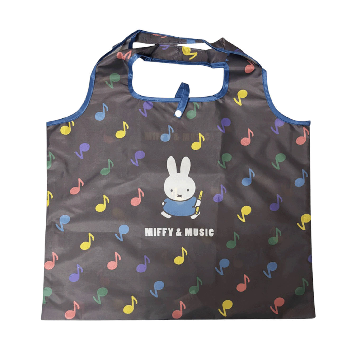 くるくるショッピングバッグ ミッフィ―＆ミュージック ブラック