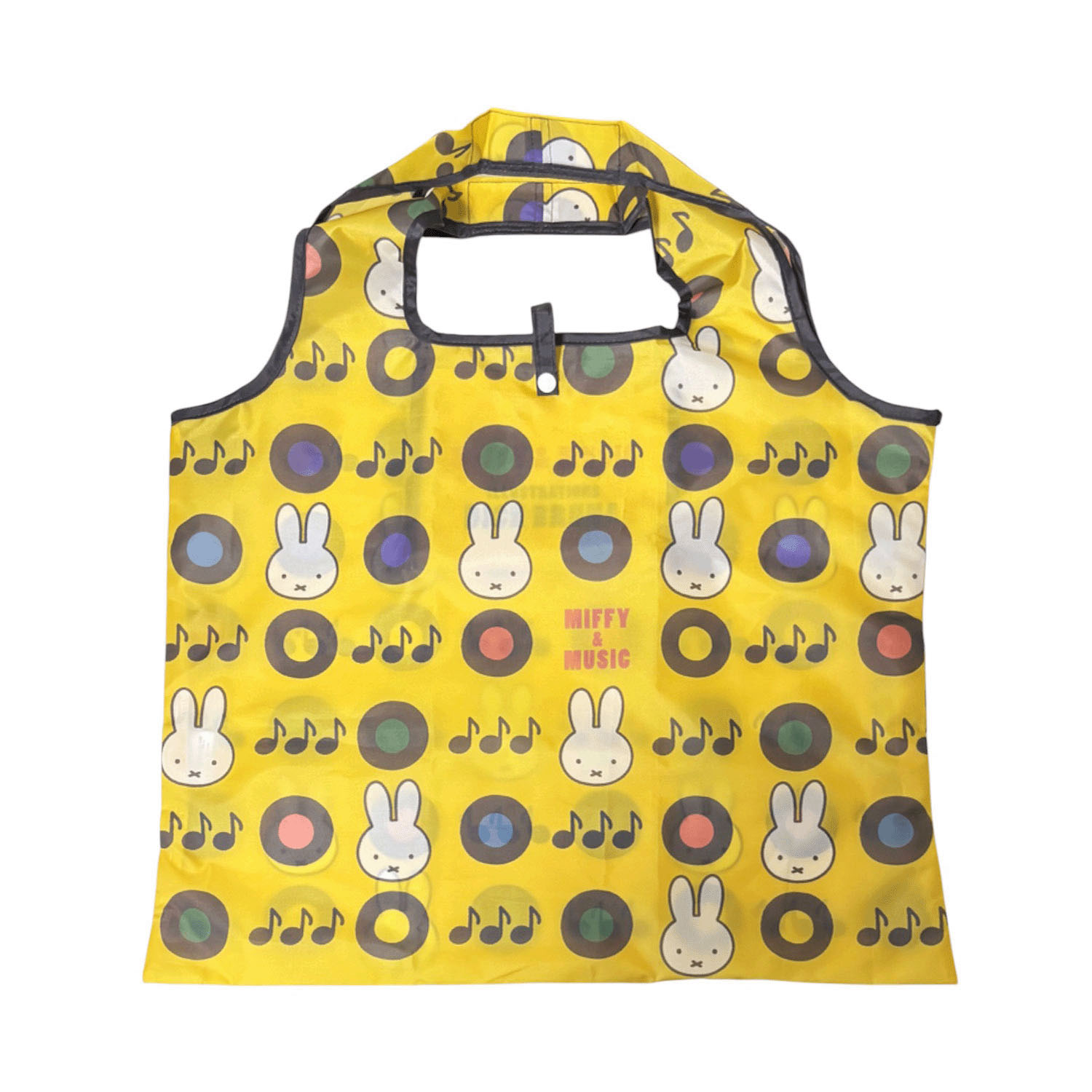 くるくるショッピングバッグ ミッフィ―＆ミュージック イエロー