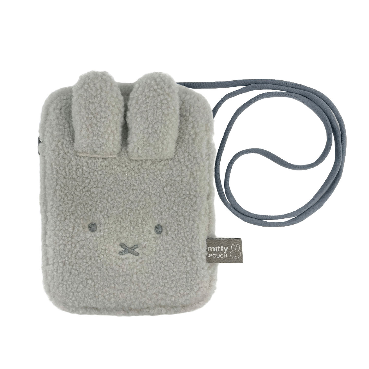 どっとポーチ ミッフィー ショルダーショート  グレー