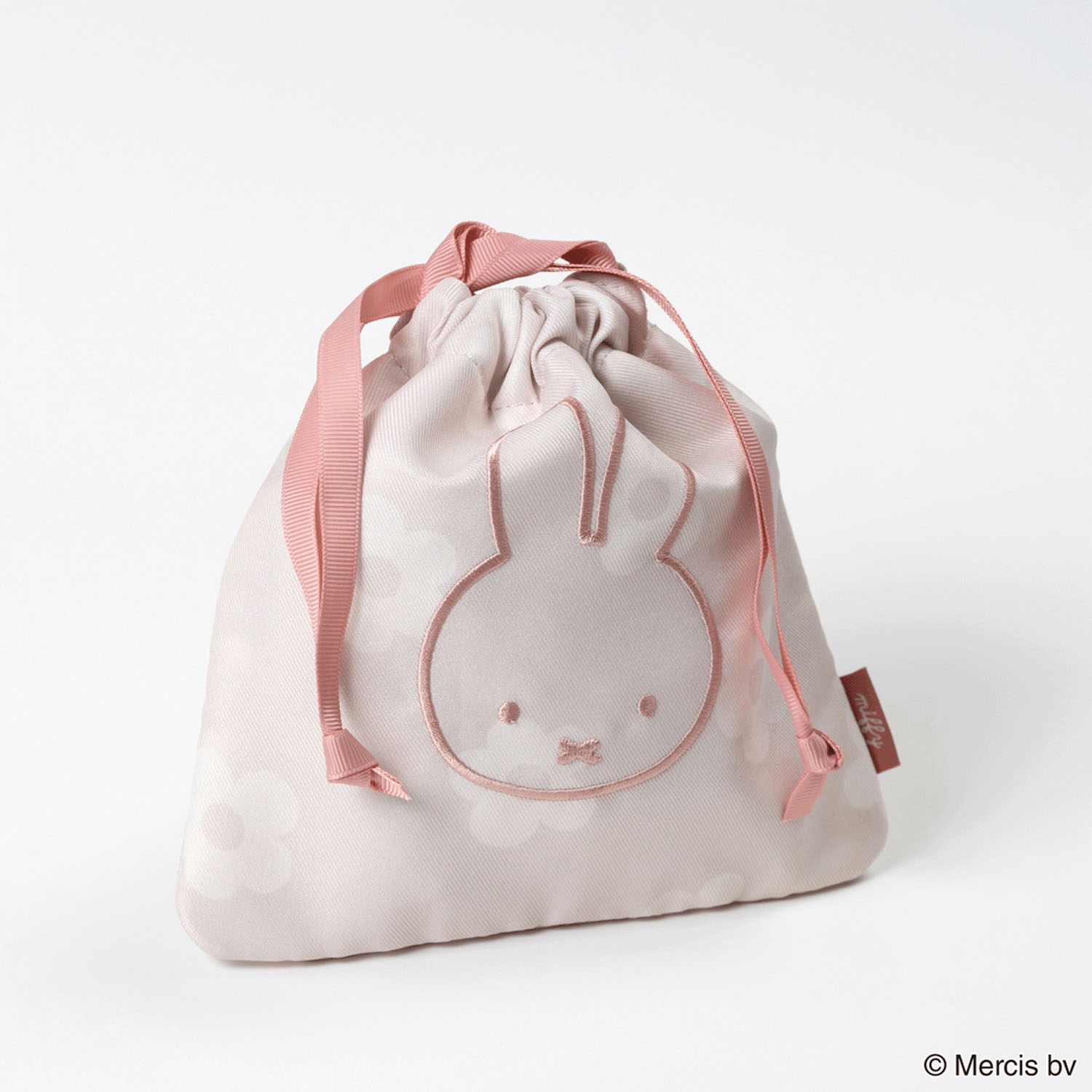 MIFFY FLOWER 巾着 ピンク ミッフィー - 画像3