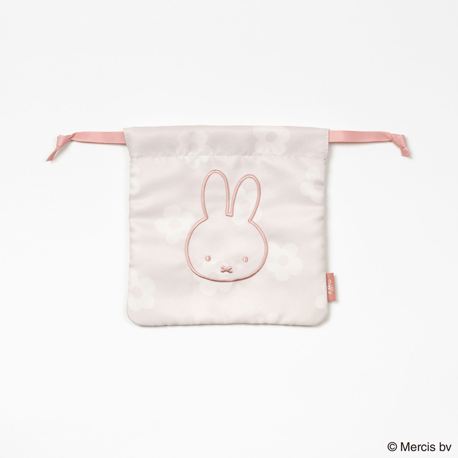 MIFFY FLOWER 巾着 ピンク ミッフィー