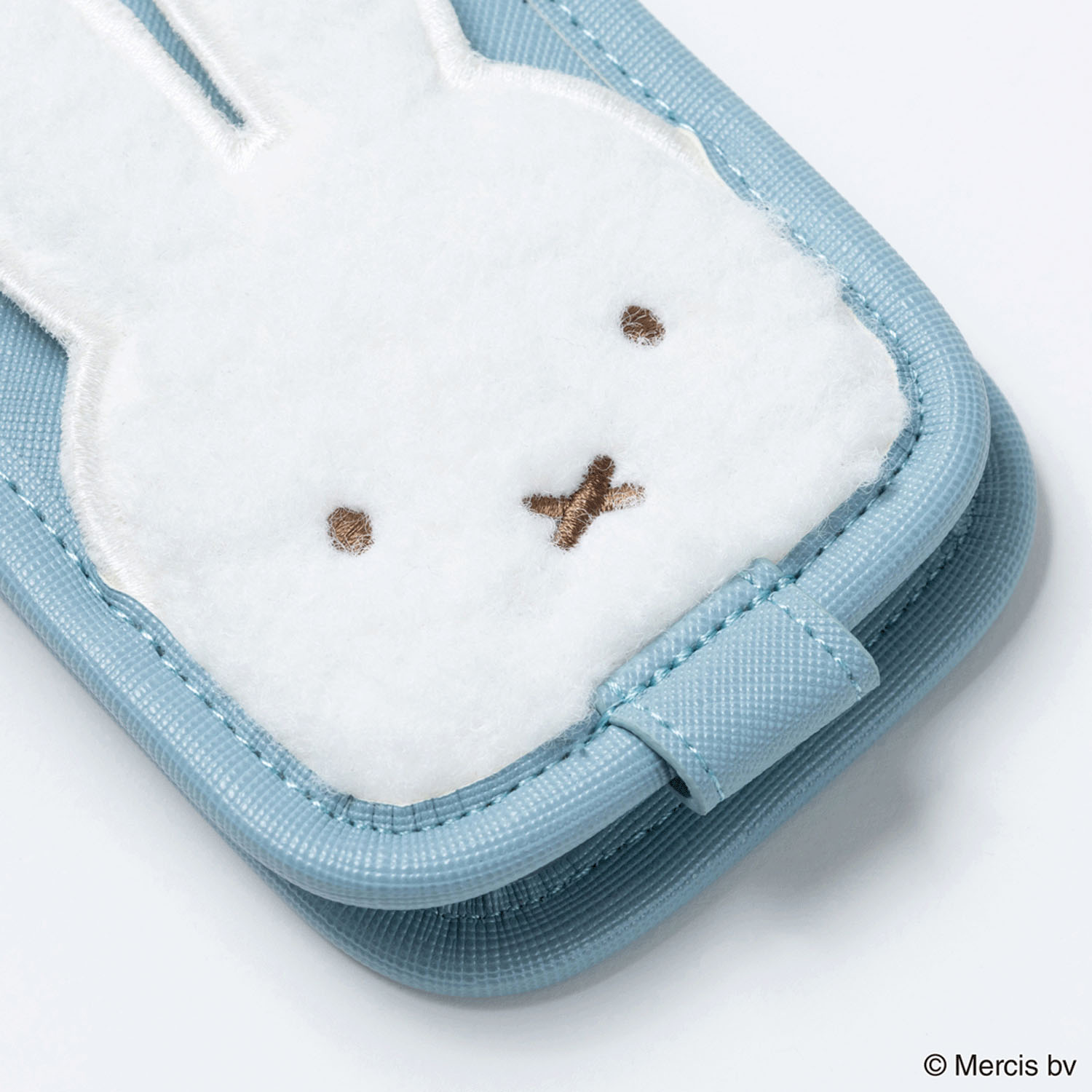 BRUNA BOA APPLIQUE パスケース ブルー - 画像4