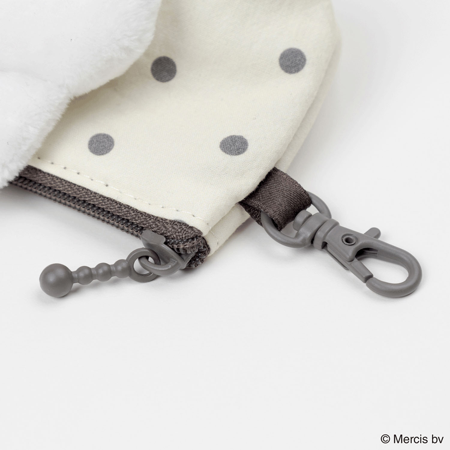 MIFFY DOT＆MASCOT マイクロ台形ポーチ アイボリー - 画像4