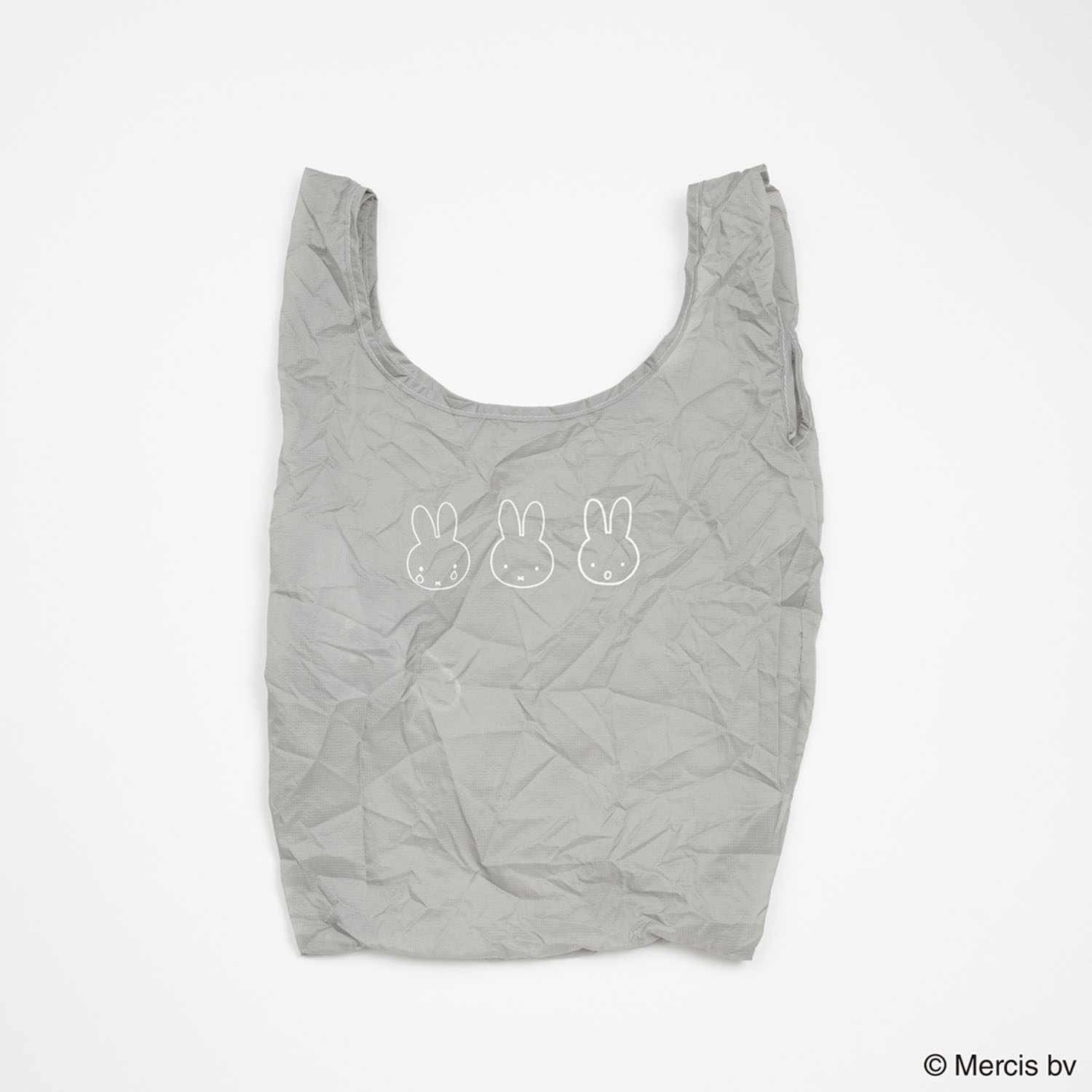 MIFFY Face Minimini ショッピングバッグS グレー