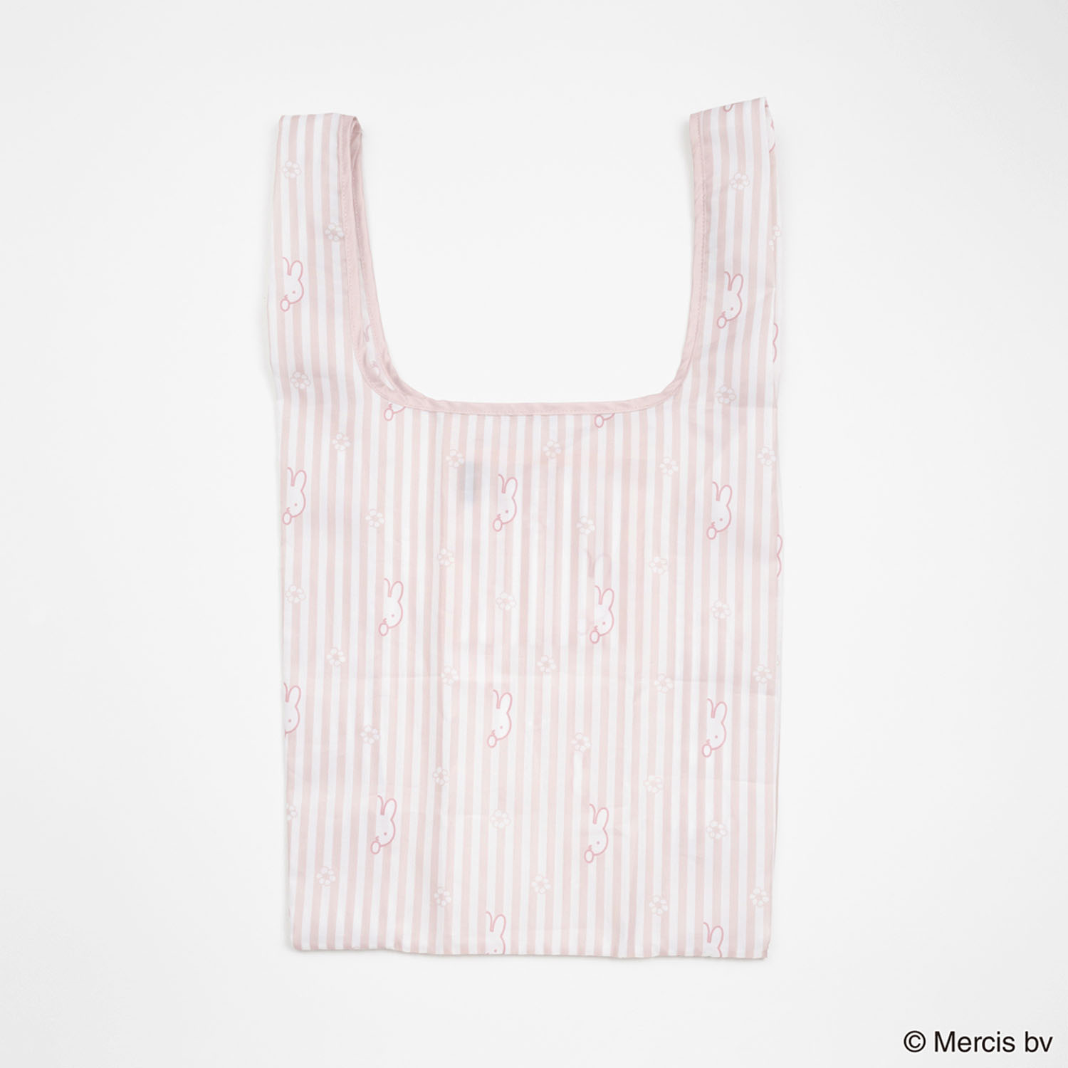 MIFFY STRIIPE ショッピングバッグS ピンク