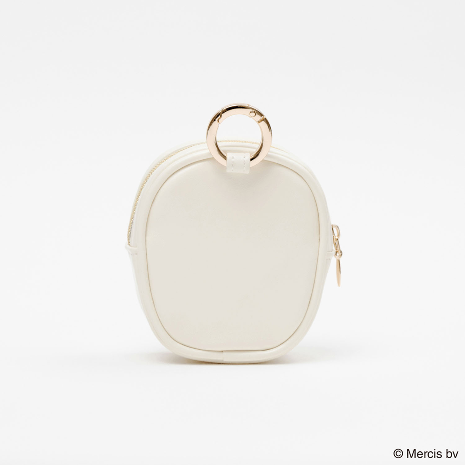 MIFFY FLOWER PVCマイクロミニスクエアポーチ アイボリー - 画像3