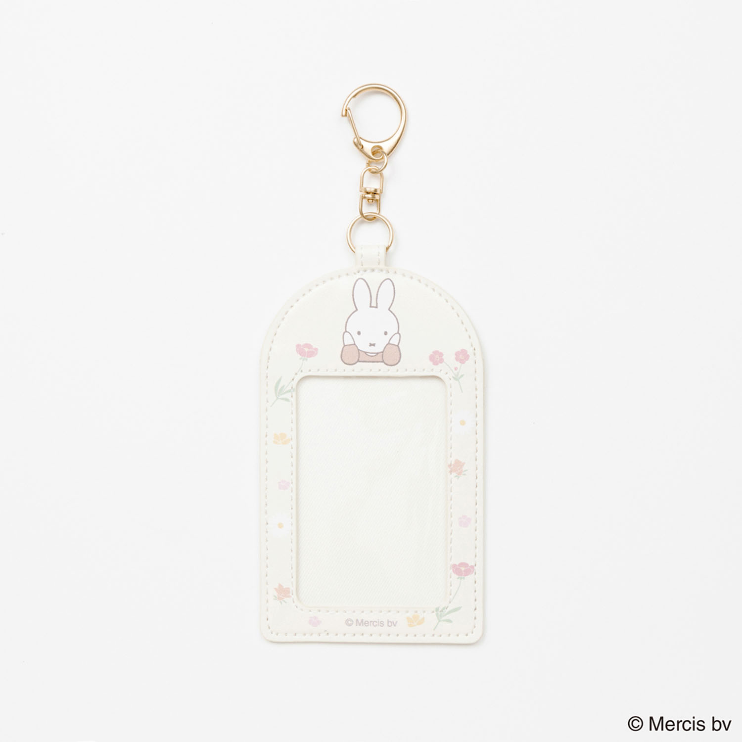 MIFFY FLOWER PVCパスケース アイボリー