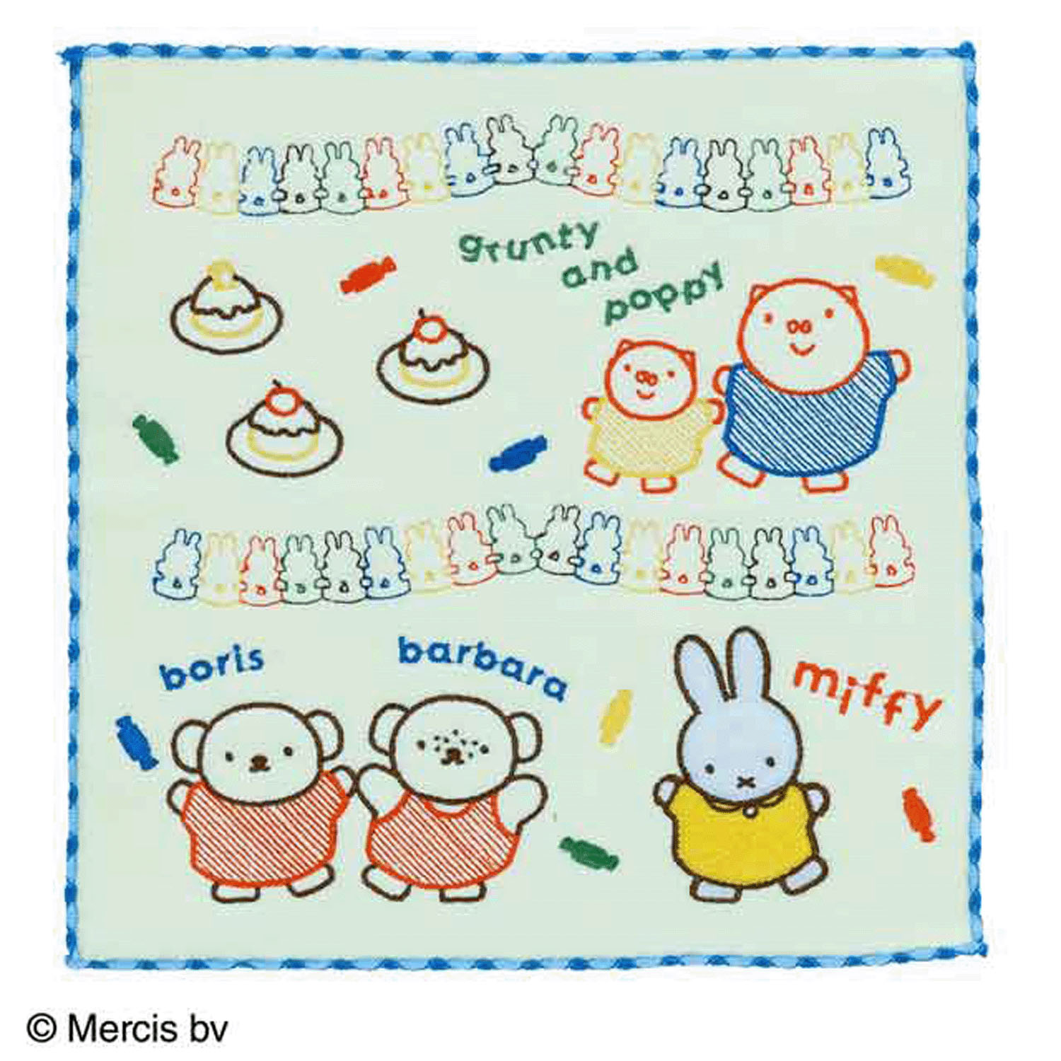 miffy ミニタオル ［パーティーフレンズ」