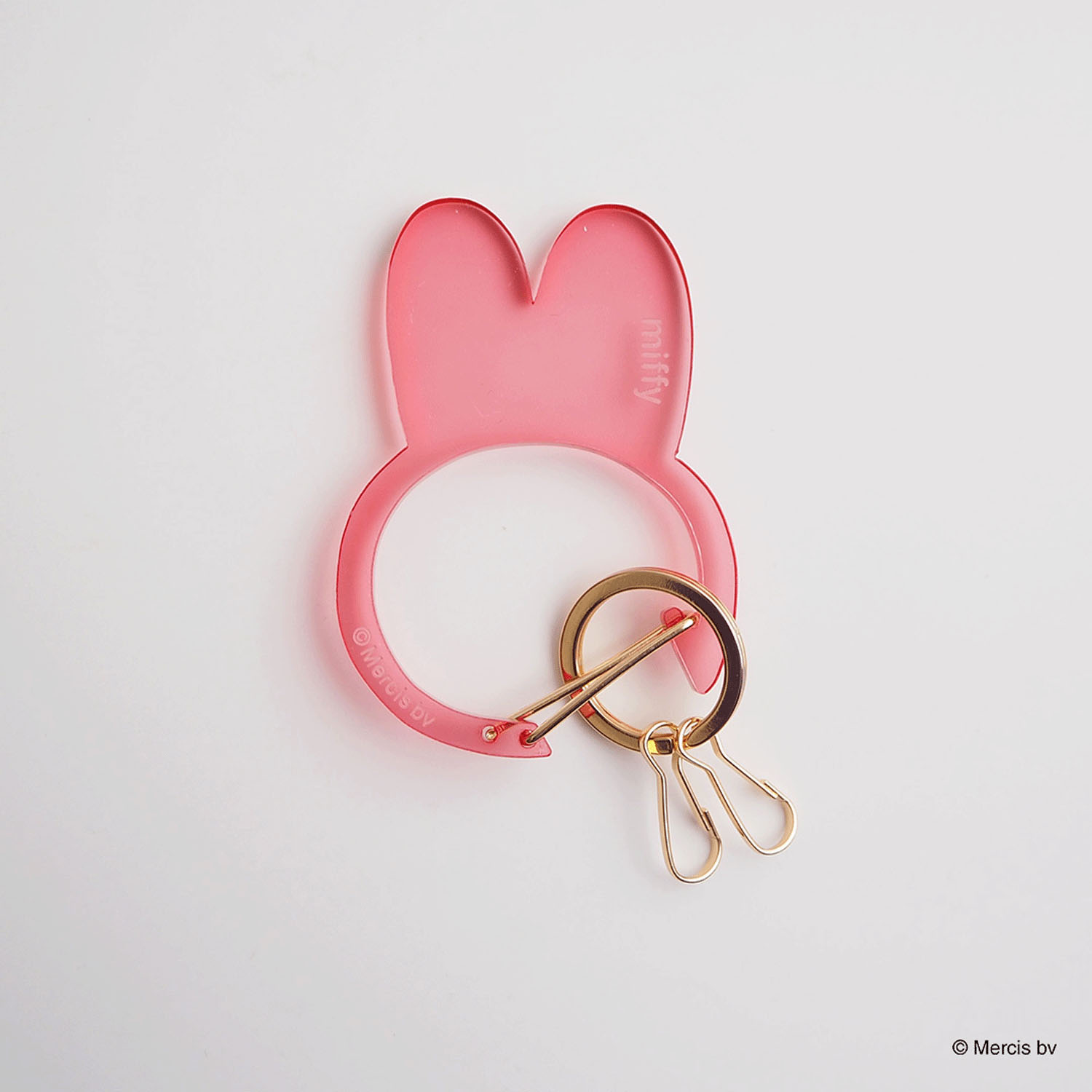 MIFFY CARABINER フェイスカラビナ ピンク