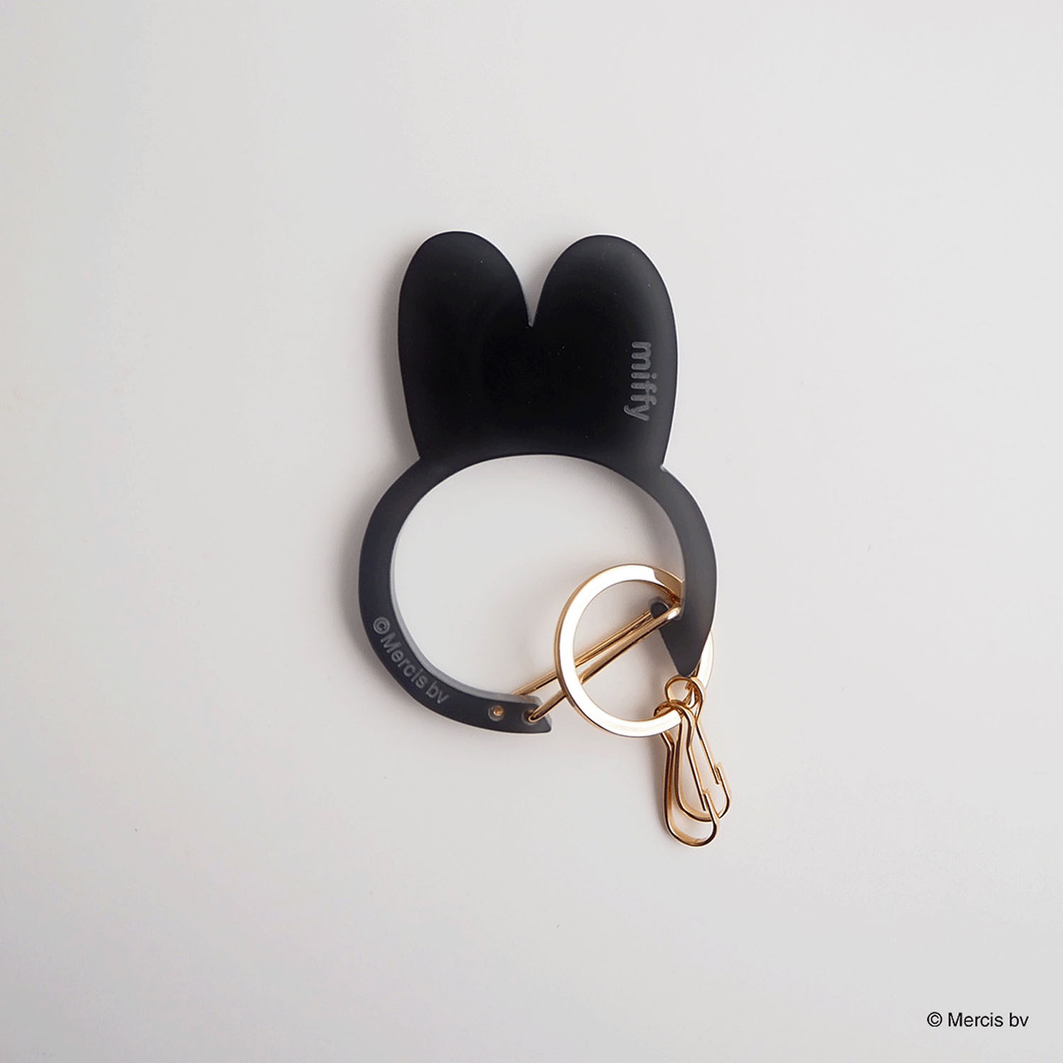 MIFFY CARABINER フェイスカラビナ グレー