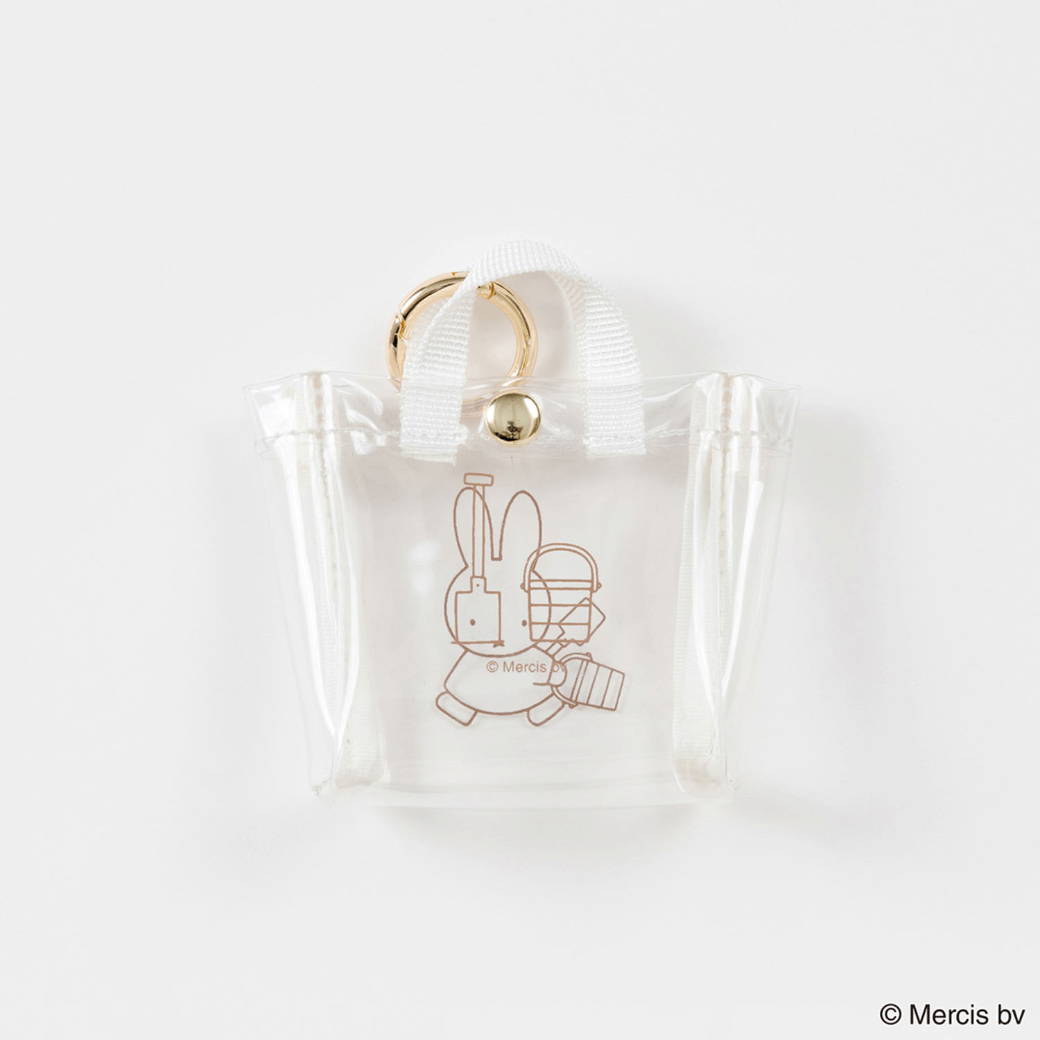 BASIC MINI SS PVCトートチャーム アイボリー