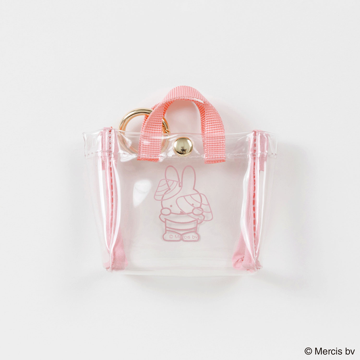 BASIC MINI SS PVCトートチャーム ピンク