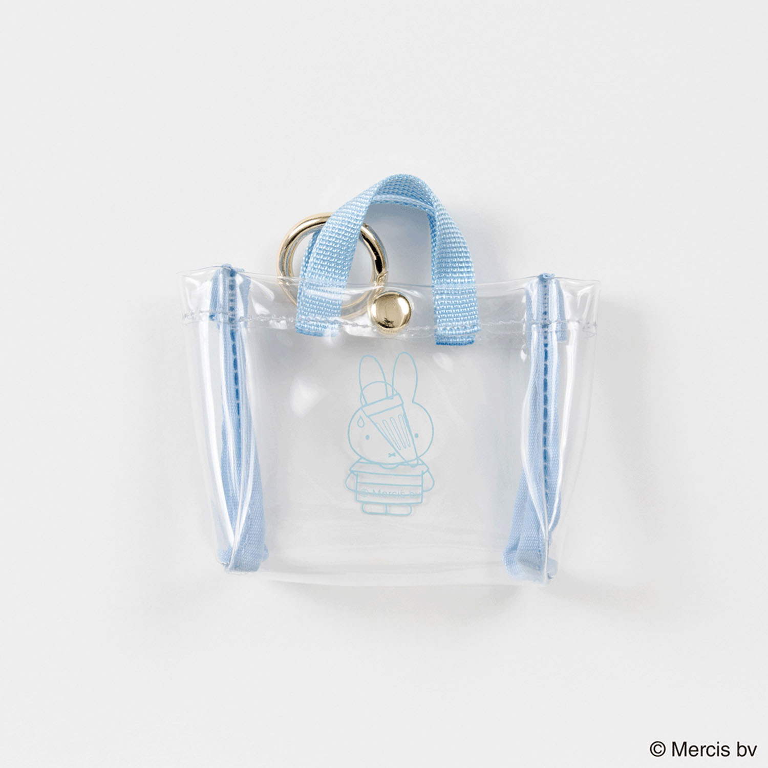 BASIC MINI SS PVCトートチャーム ブルー