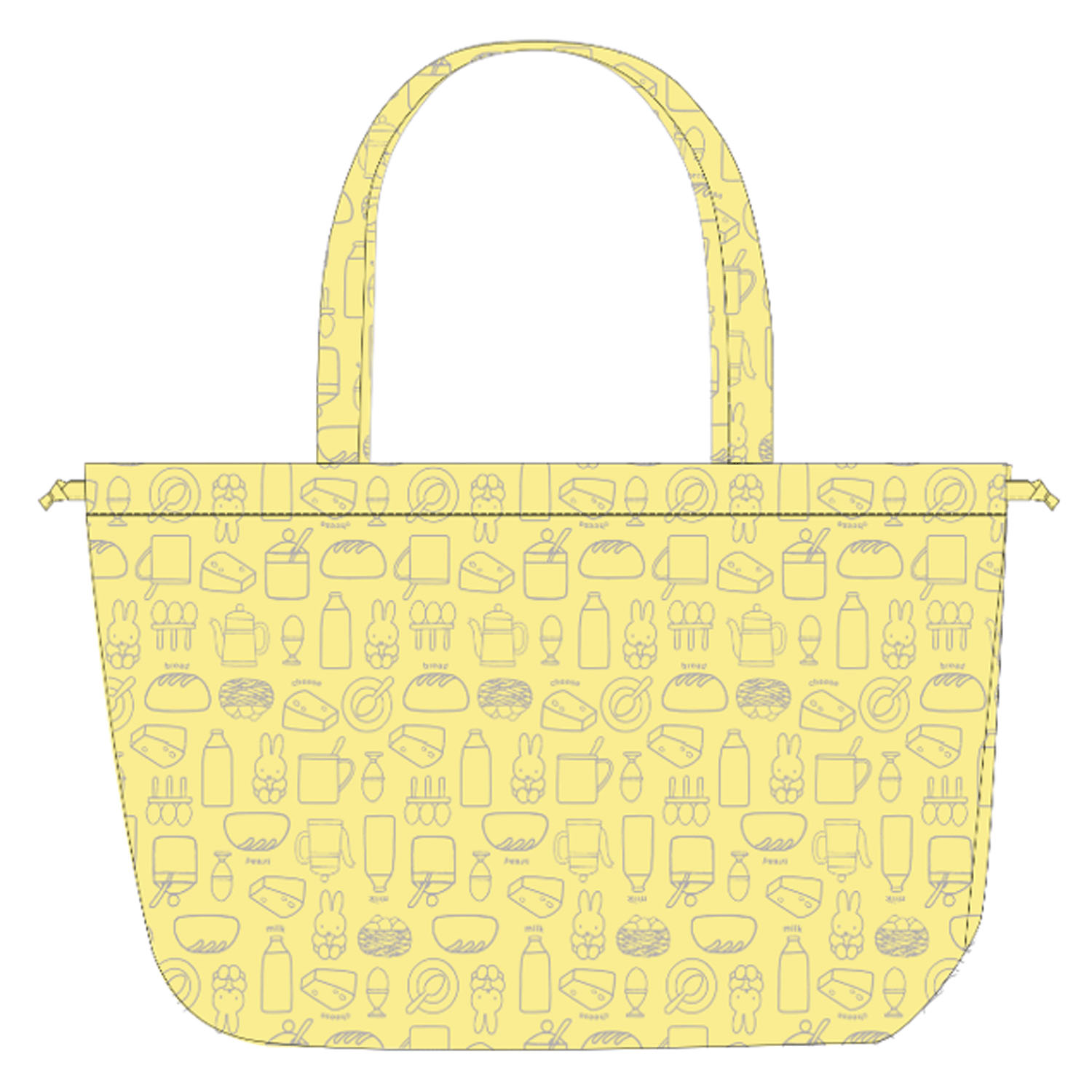 ミッフィー撥水レインバッグカバー パン柄