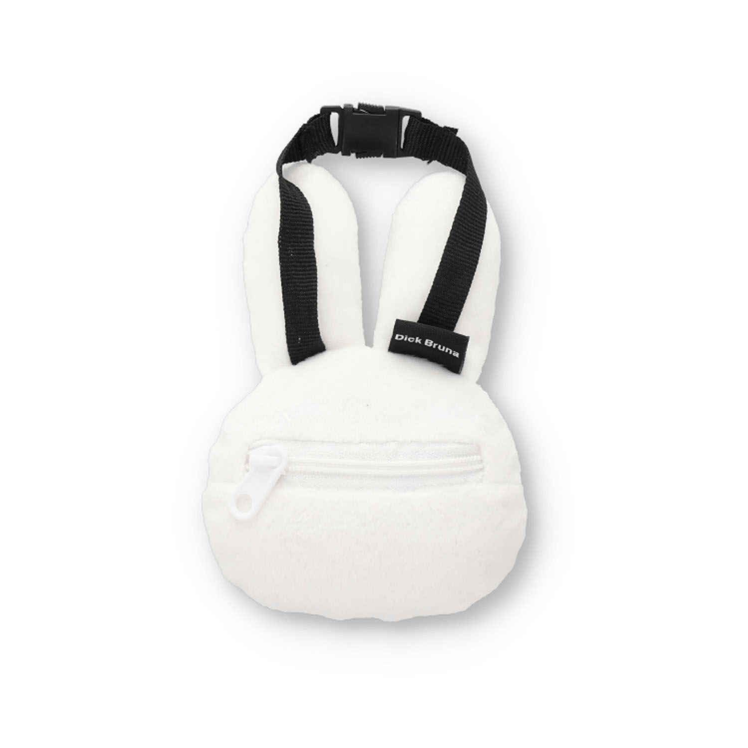 ミッフィー フェイス型バッグチャーム miffy アイボリー - 画像2