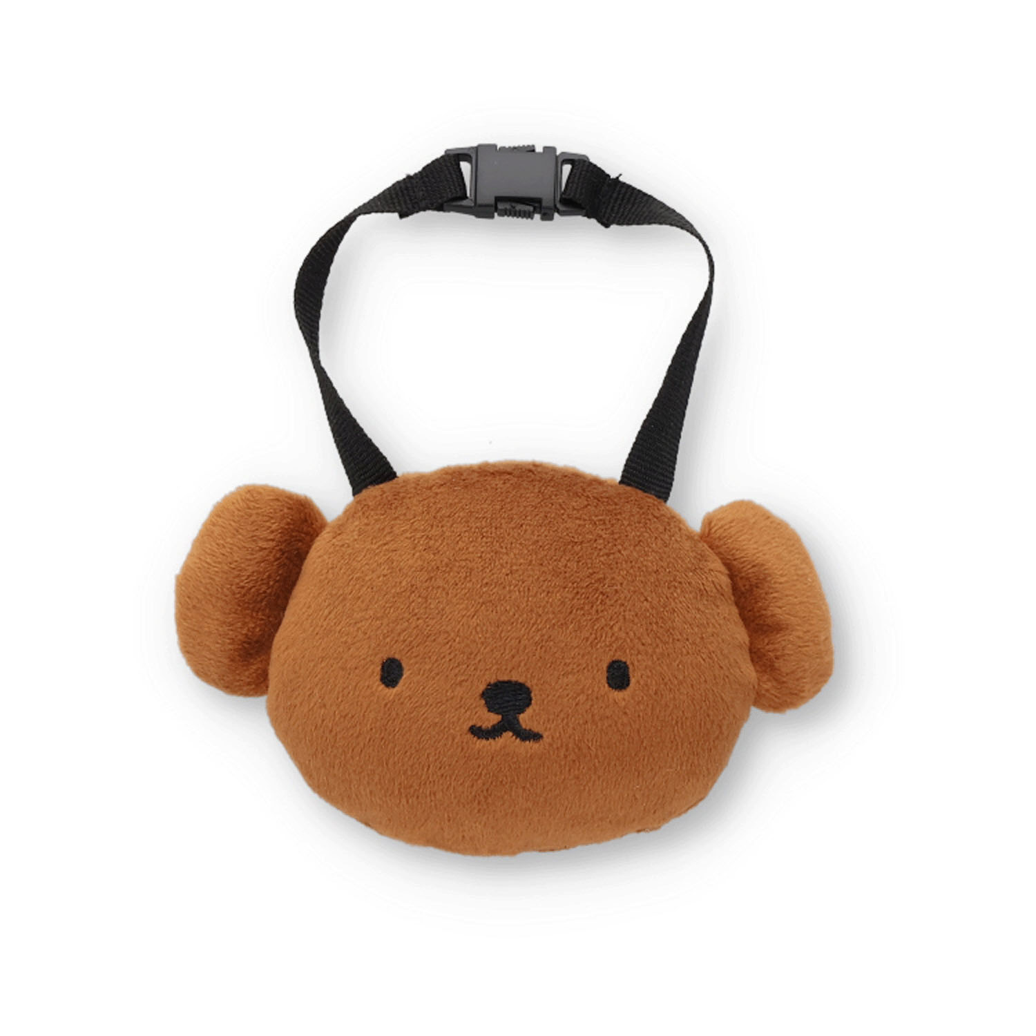 ミッフィー フェイス型バッグチャーム boris ブラウン