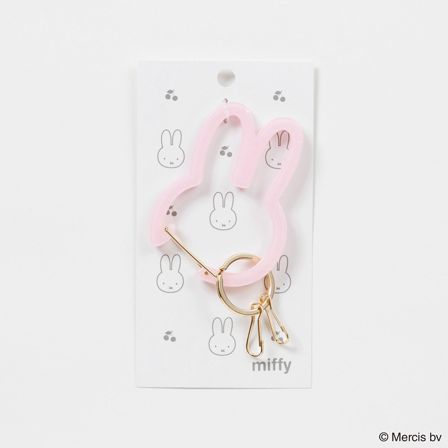 miffy アクリルカラビナチャーム ピンク  CHOOSE BY COLOR